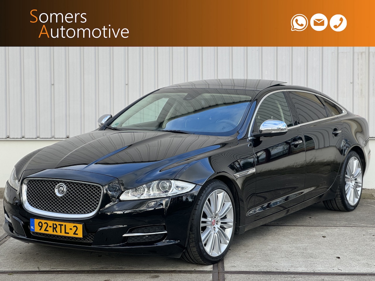 Jaguar XJ - 5.0 V8 Premium Luxury LWB | Panorama | Massage | Stoelventilatie | 20" - AutoWereld.nl