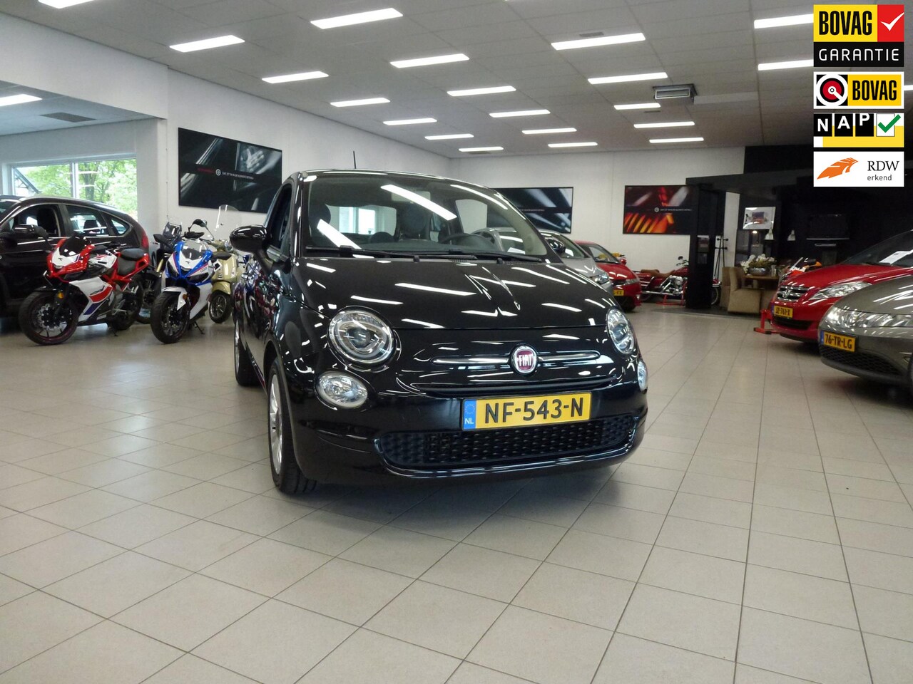 Fiat 500 - 0.9 TwinAir Turbo Popstar 12 MAANDEN BOVAG GARANTIE INCL - AutoWereld.nl