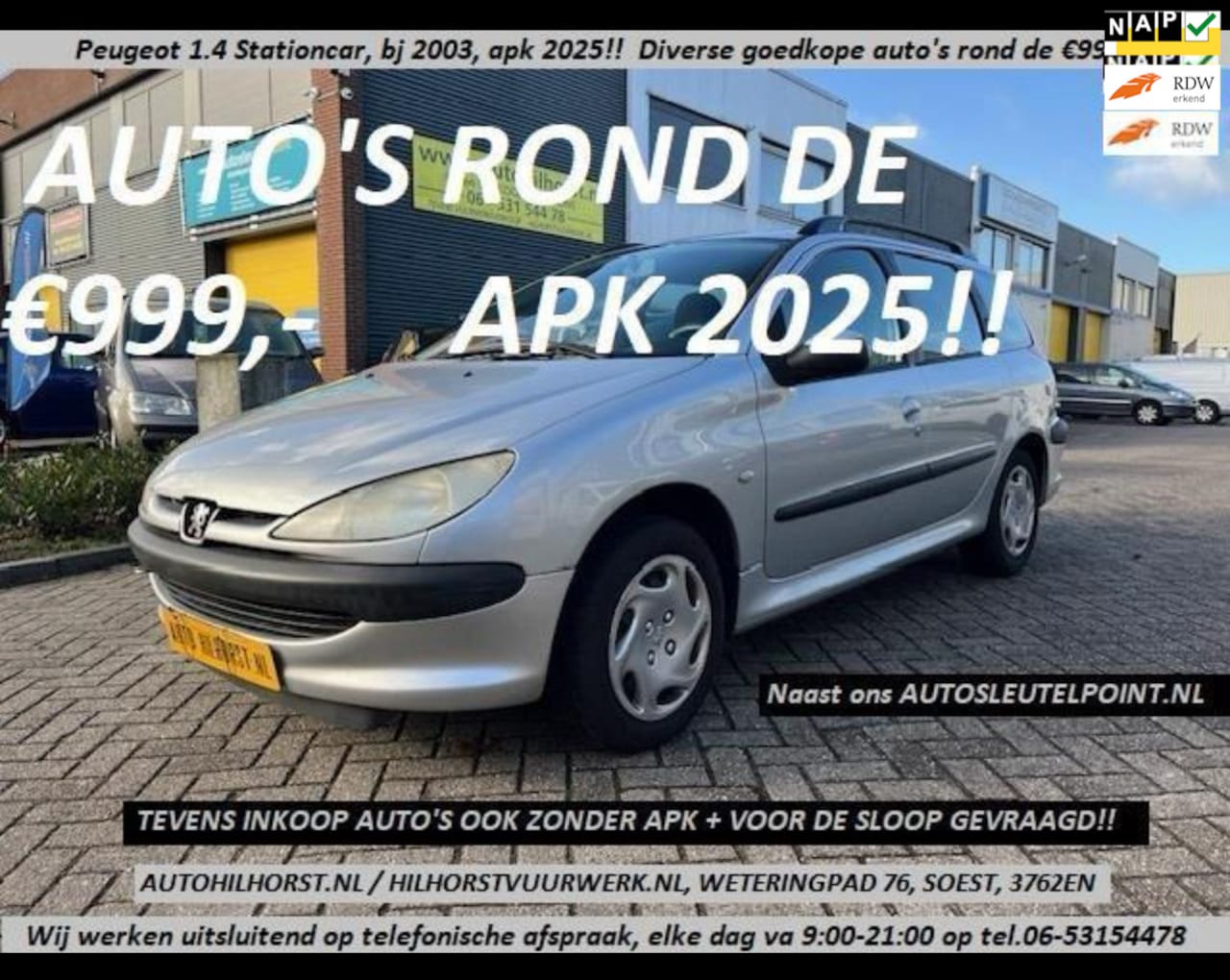 Citroën Xsara Picasso - 1. Diverse prijsklassen, wij werken uitsluitend op telefonische afspraak, elke dag va 9:00 - AutoWereld.nl