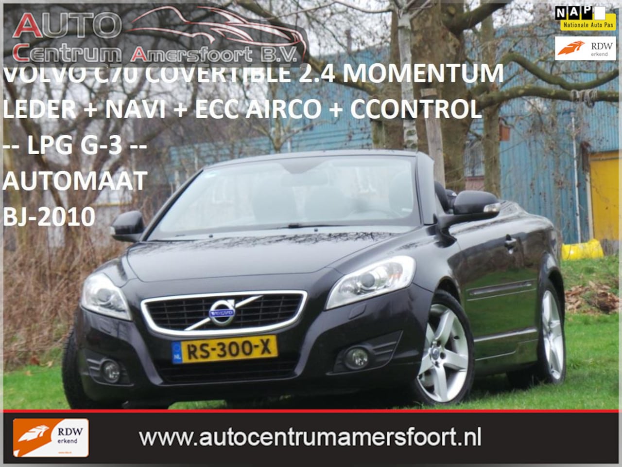 Volvo C70 Convertible - 2.4 Momentum 2.4 Momentum ( LPG G-3 + INRUIL MOGELIJK ) - AutoWereld.nl