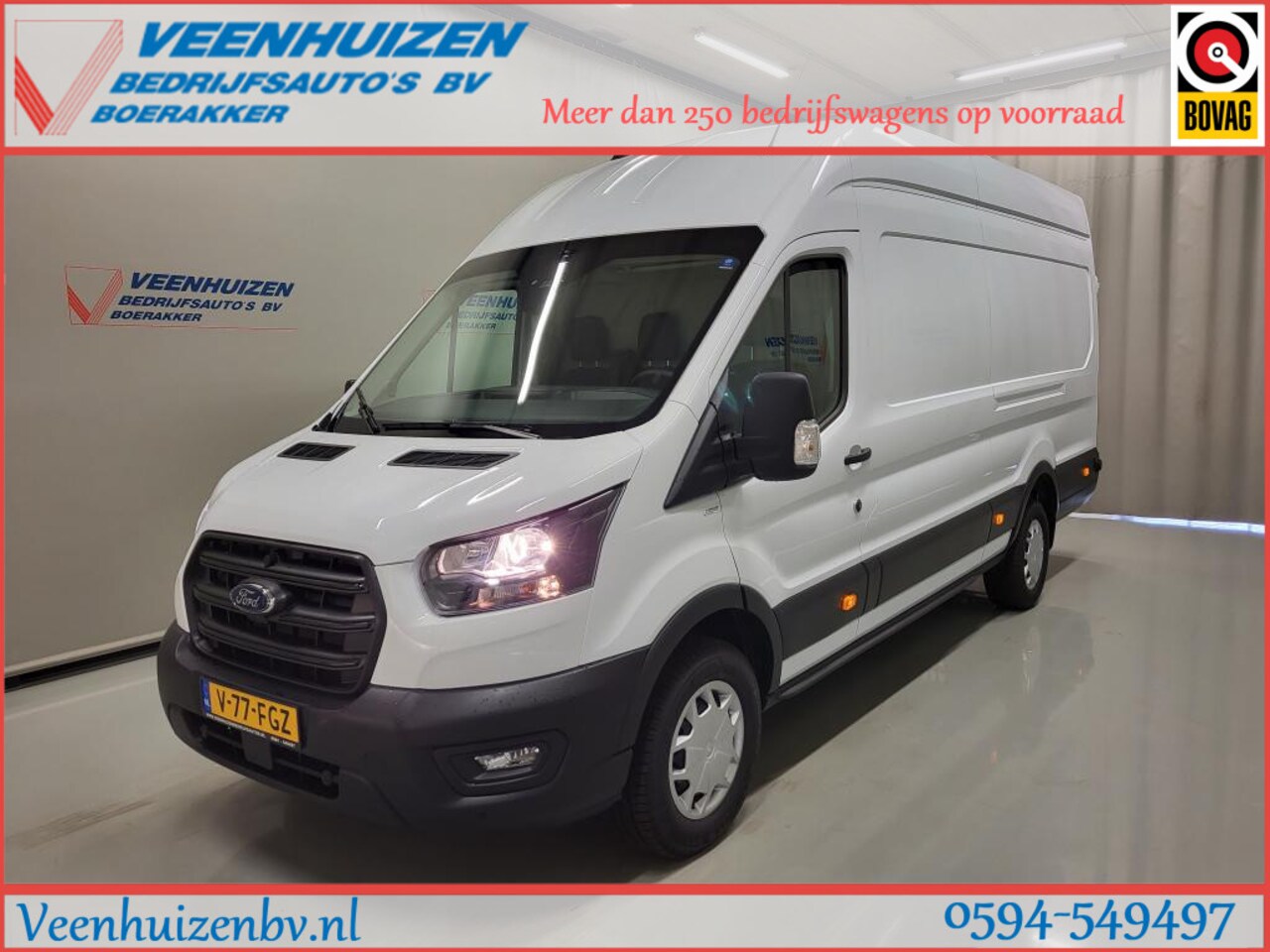 Ford Transit - 350 2.0TDCI 170PK L4/H3 Automaat Airco Nieuw! - AutoWereld.nl