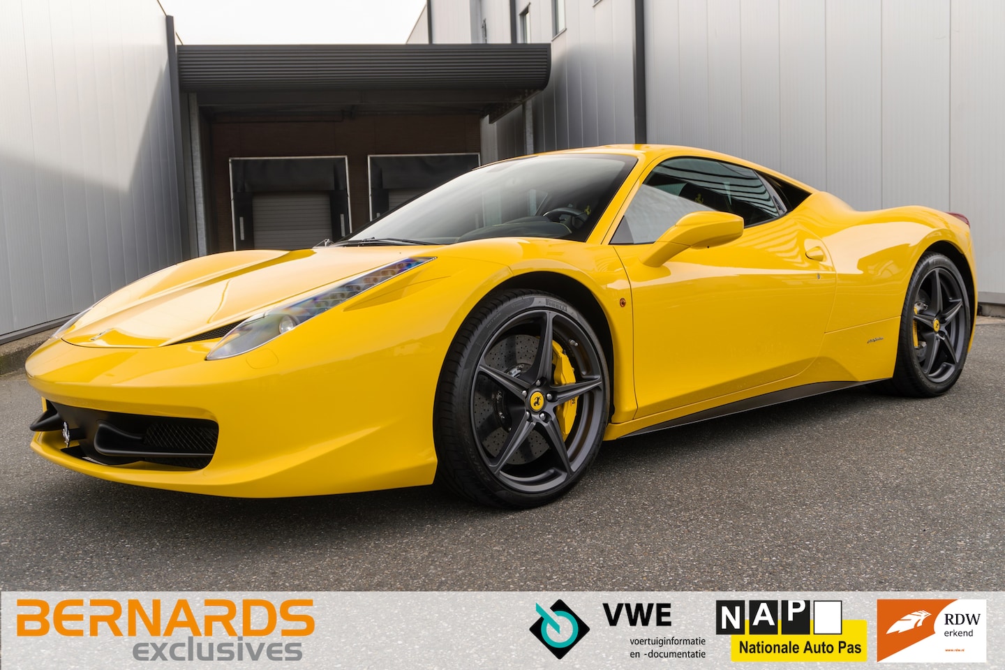 Ferrari 458 - 4.5 V8 Italia - Giallo Modena - Power Warranty - AutoWereld.nl