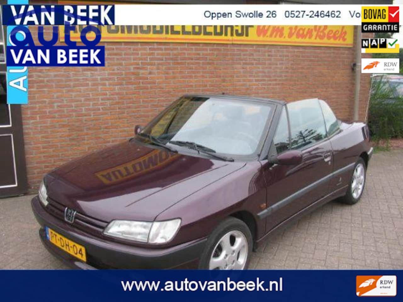 Peugeot 306 Cabriolet - 2.0 2.0 (prijs inclusief afleveringskosten) - AutoWereld.nl