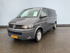 Volkswagen Transporter - 2.0 TDI 140 pk L2H1 DC Comfortline Automaat Dub Cab & Dub Schuifdeur Airco Cruise Navi Alu