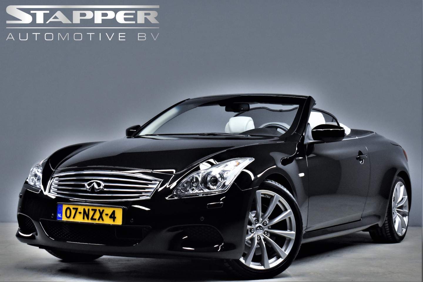 Infiniti G Cabrio - 37 GT 320pk V6 Automaat Premium Org.NL Xenon/Navi/Led/Leer/Bose/Keyless/Camera/Stoelverw./ - AutoWereld.nl