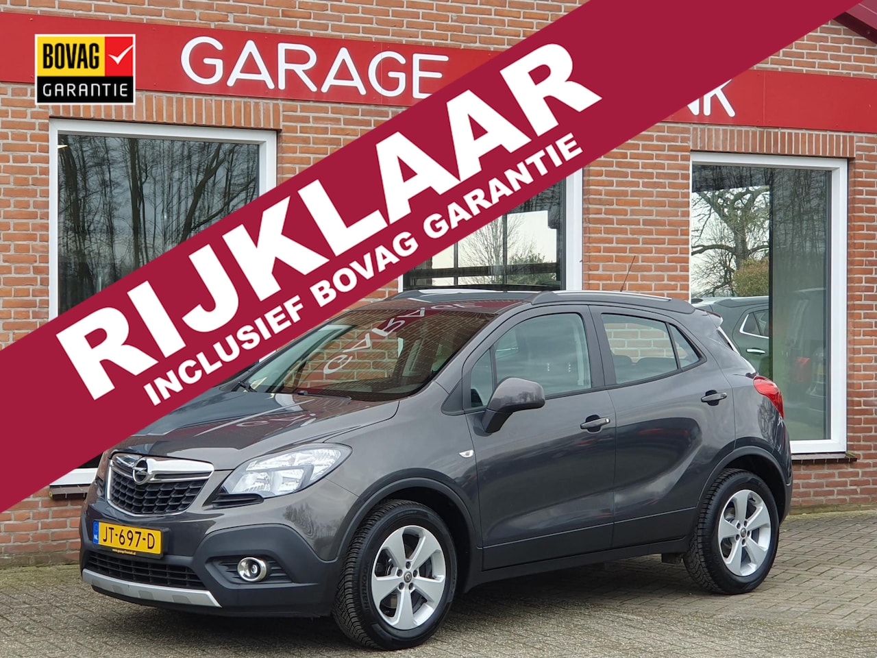 Opel Mokka - 1.4 T Edition 140PK 5drs airco, cruise, elektr.ramen, lmv, trekhaak RIJKLAAR - AutoWereld.nl