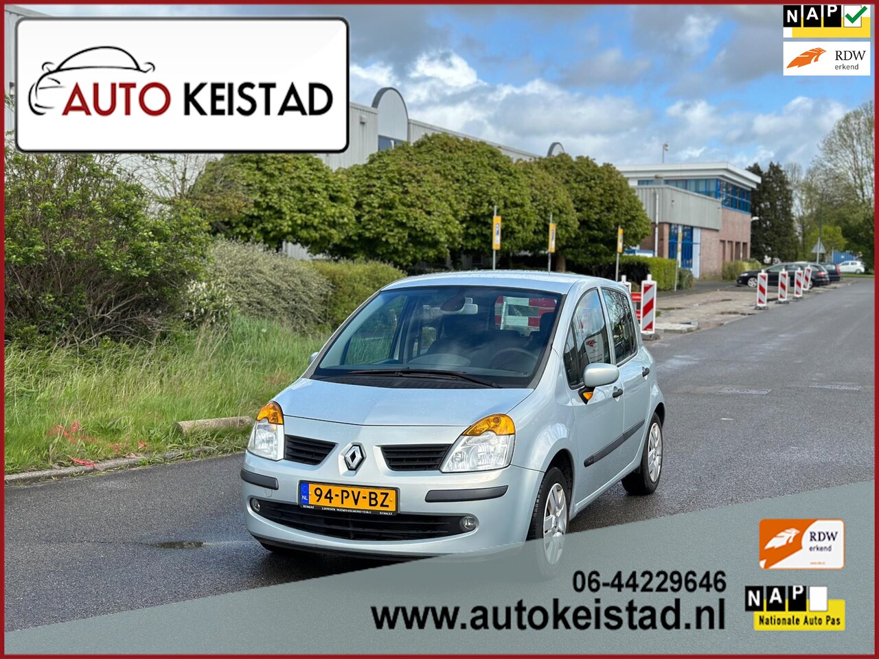 Renault Modus - 1.4-16V CLIMA/CRUISE/ 4x ELEKTR. RAMEN! ORIGINELE KILOMETERS! - AutoWereld.nl