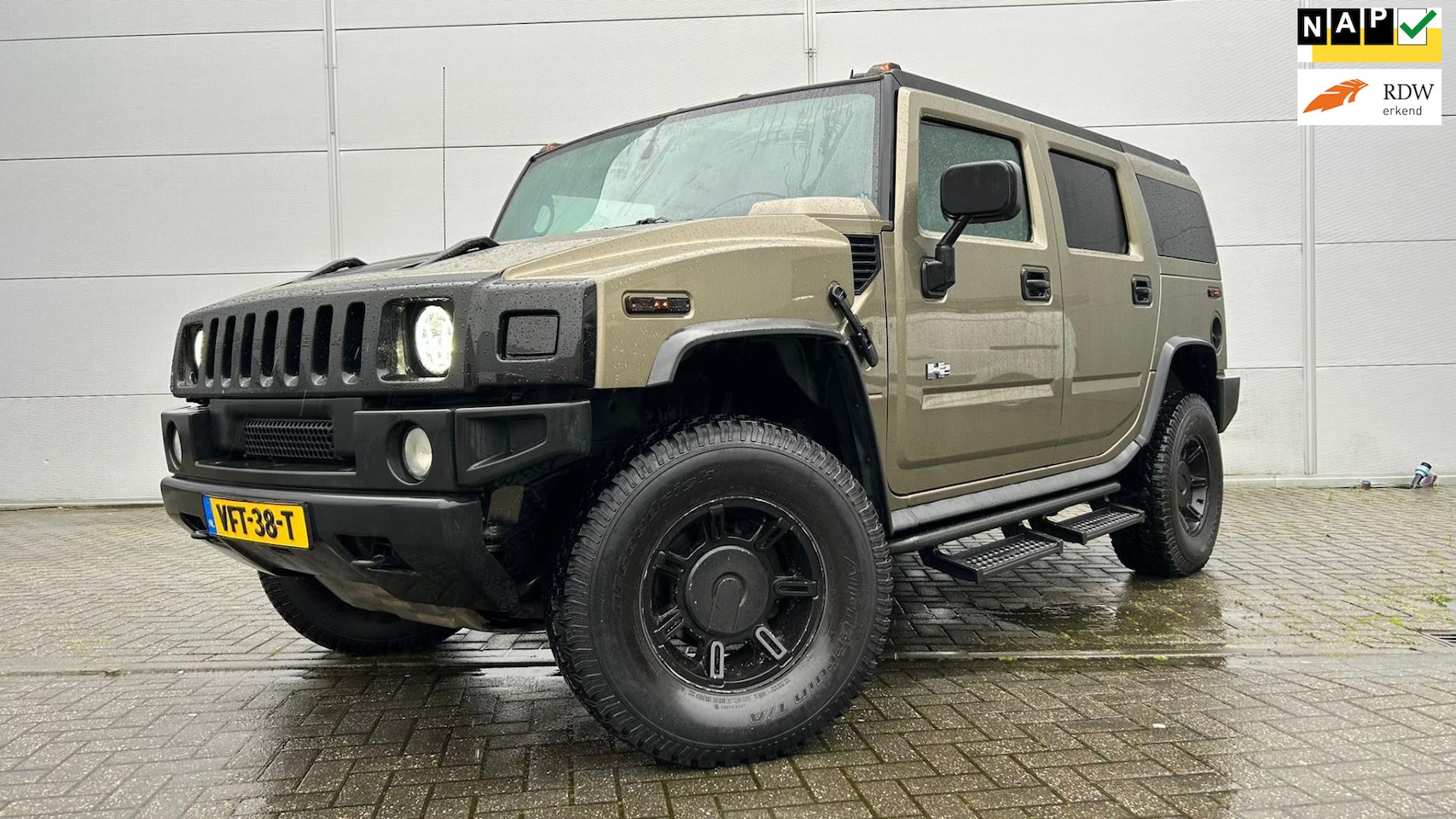 Hummer H2 - 6.2 V8 Aut, Grijs Kent, LPG, 88 euro wegenbelasting - AutoWereld.nl