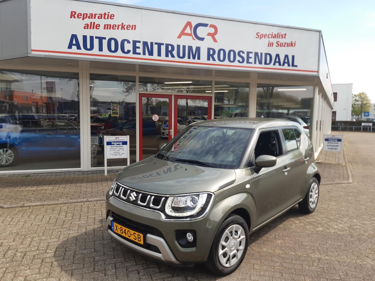 Suzuki Ignis - 1.2 Smart Hybrid Comfort met trekhaak Though Khaki Pearl Metalic - AutoWereld.nl