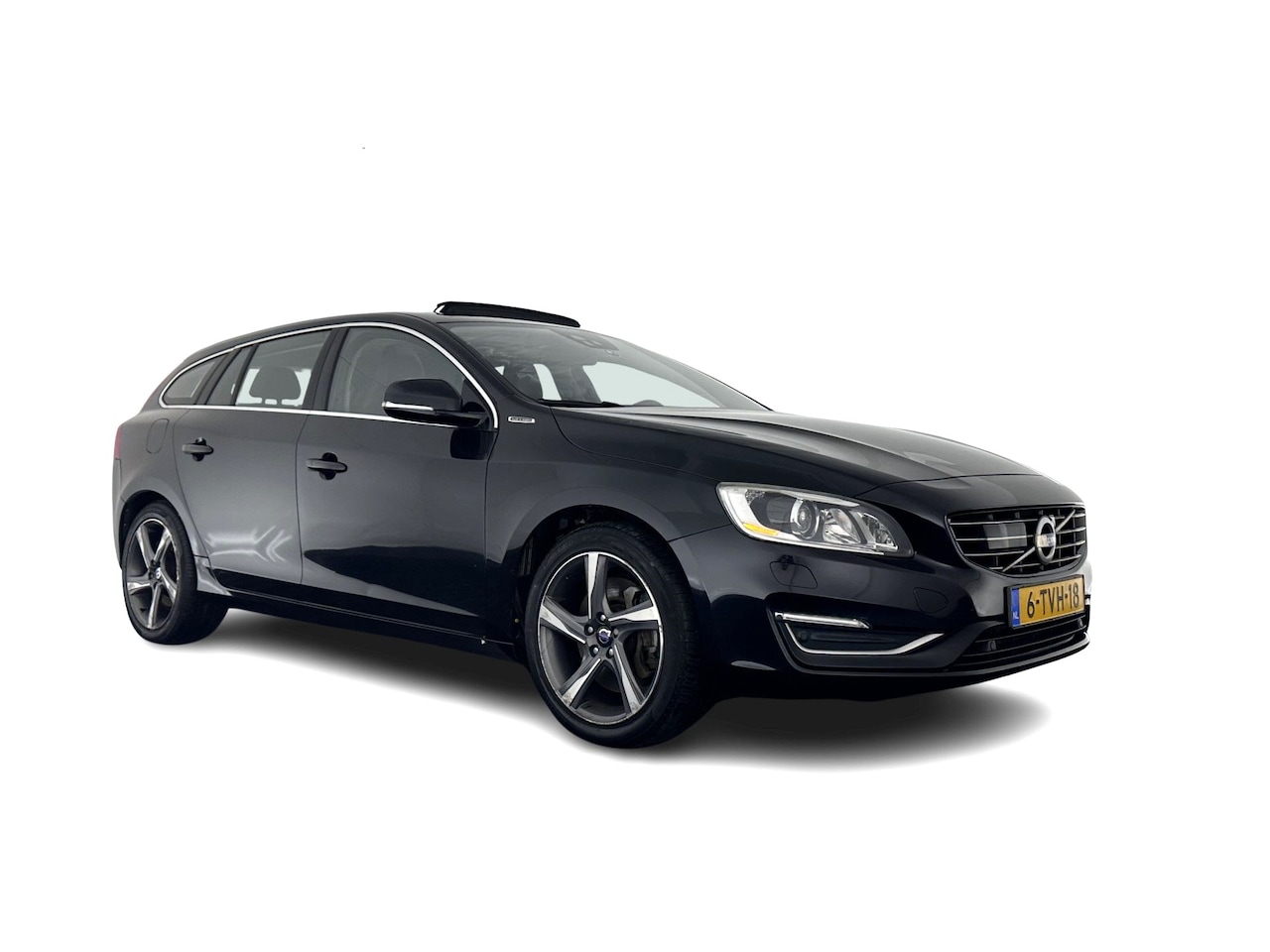 Volvo V60 - 2.4 D6 AWD Plug-In Hybrid Summum *SUNROOF | ACC | XENON | VOLLEDER | NAVI-FULLMAP | MEMORY - AutoWereld.nl