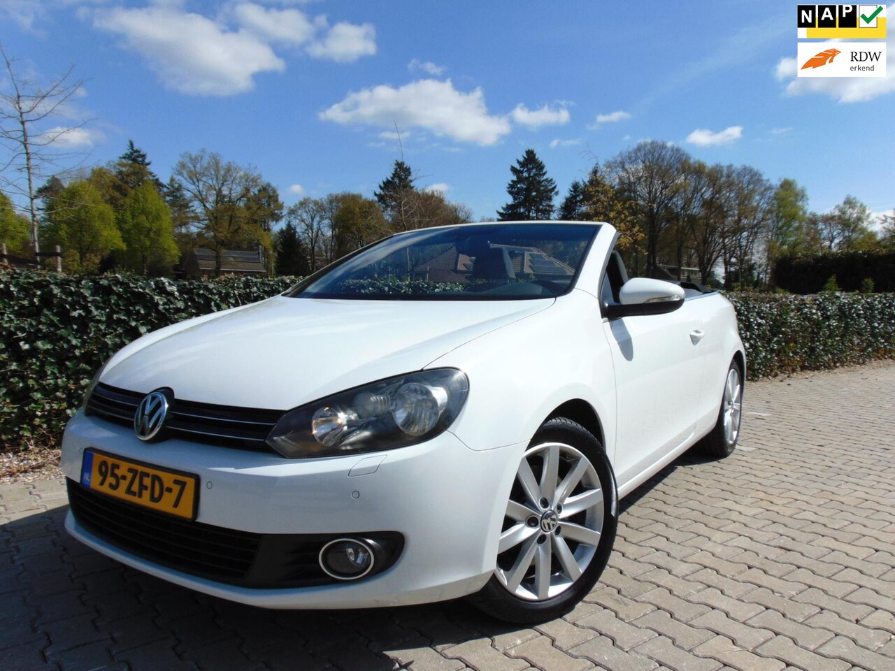 Volkswagen Golf Cabriolet - 1.4 TSI Automaat , Dealer Onderhouden , Clima / Cruise / Elec.Pakket / Navi-Multimedia / I - AutoWereld.nl