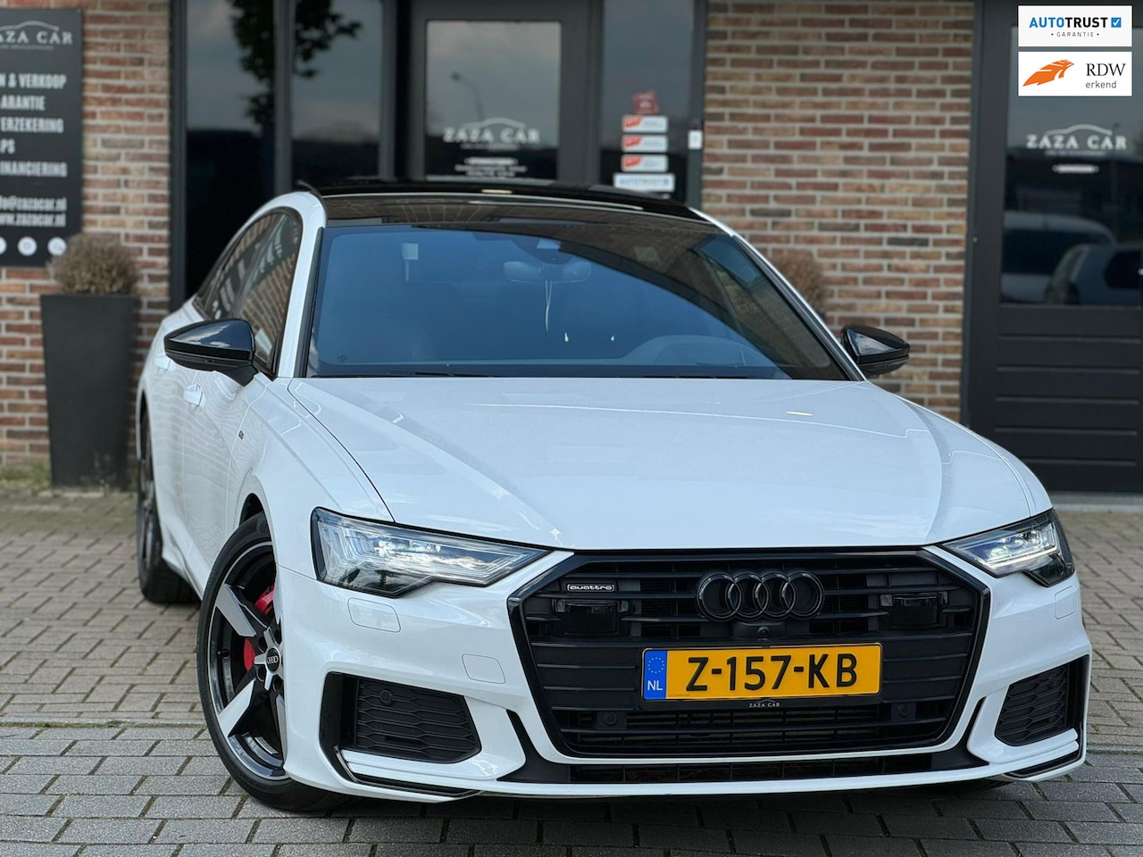 Audi A6 Limousine - 55 TFSI e Hyrbide quattro Competition 3× S-Line Pano HUD 360* Trekhaak BTW - AutoWereld.nl