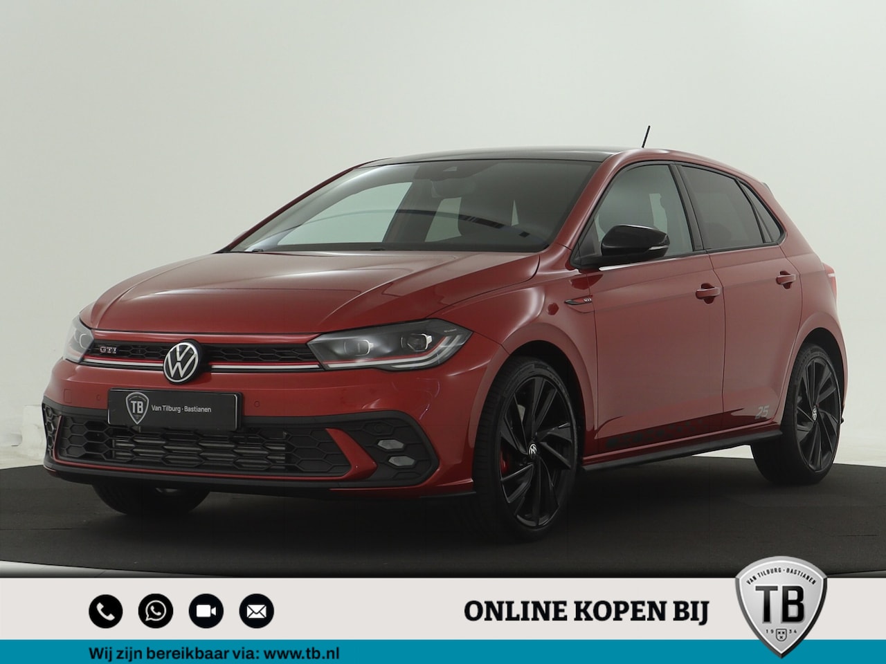 Volkswagen Polo - 2.0 TSI 207 7-DSG GTI Edition 25 Automatisch | Rijstrookbehoudassistent (Lane Assist) | Di - AutoWereld.nl