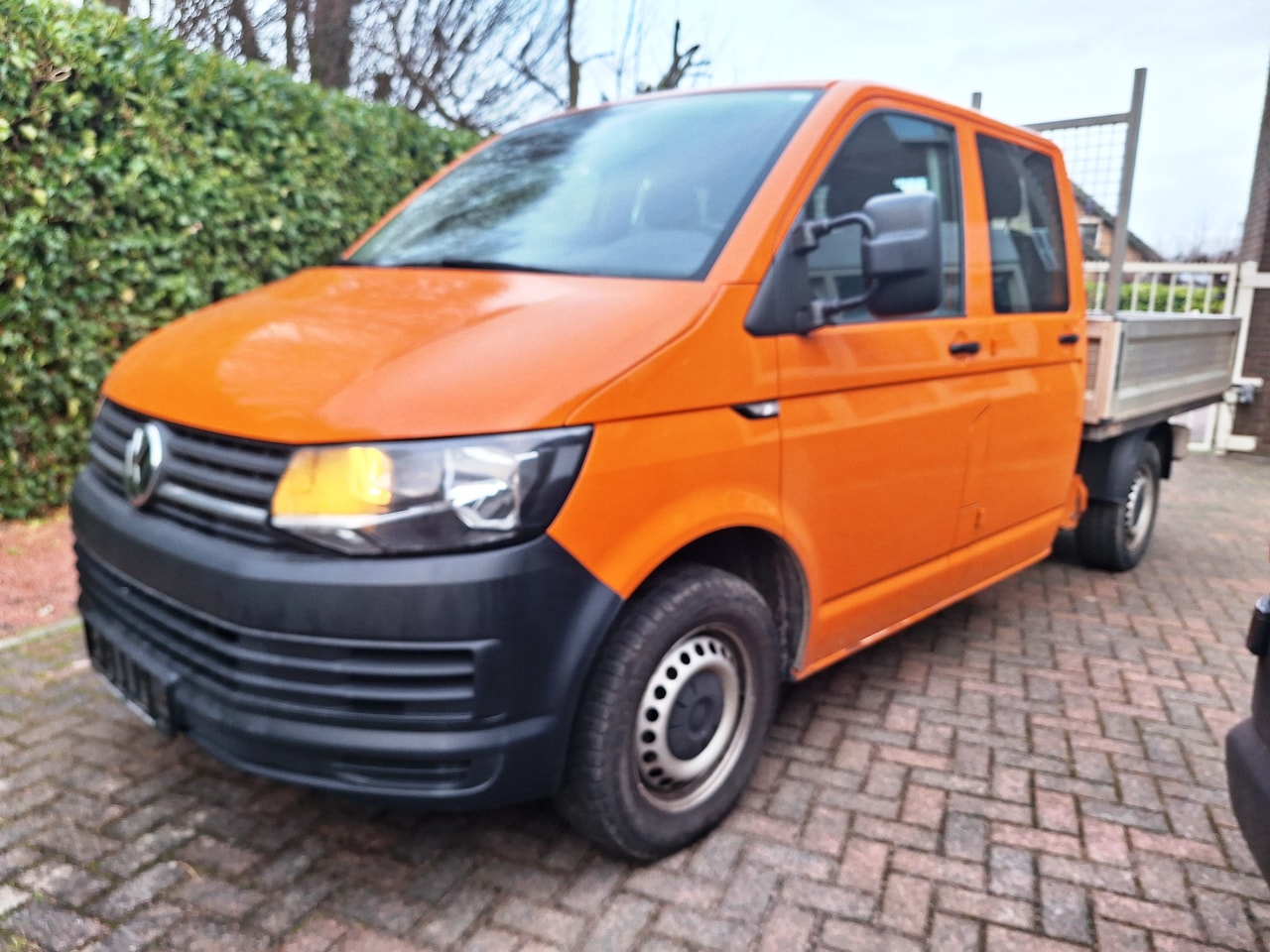 Volkswagen Transporter - 2.0 TDI L2H1 DC Highline VW Transporter T6 Euro 6 Pick Up dubbelcabine - AutoWereld.nl