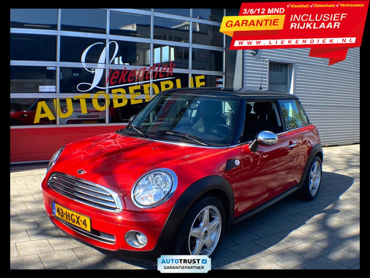 MINI Cooper - Mini 1.6i- 16V Pepper - Airco I Bi-Xenon I Cruise controle I 1/2 Leer I Sport velgen I Dea - AutoWereld.nl