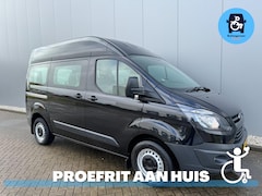 Ford Transit Custom - Rolstoelbus met Airco | Zwart en luxe uitgevoerd