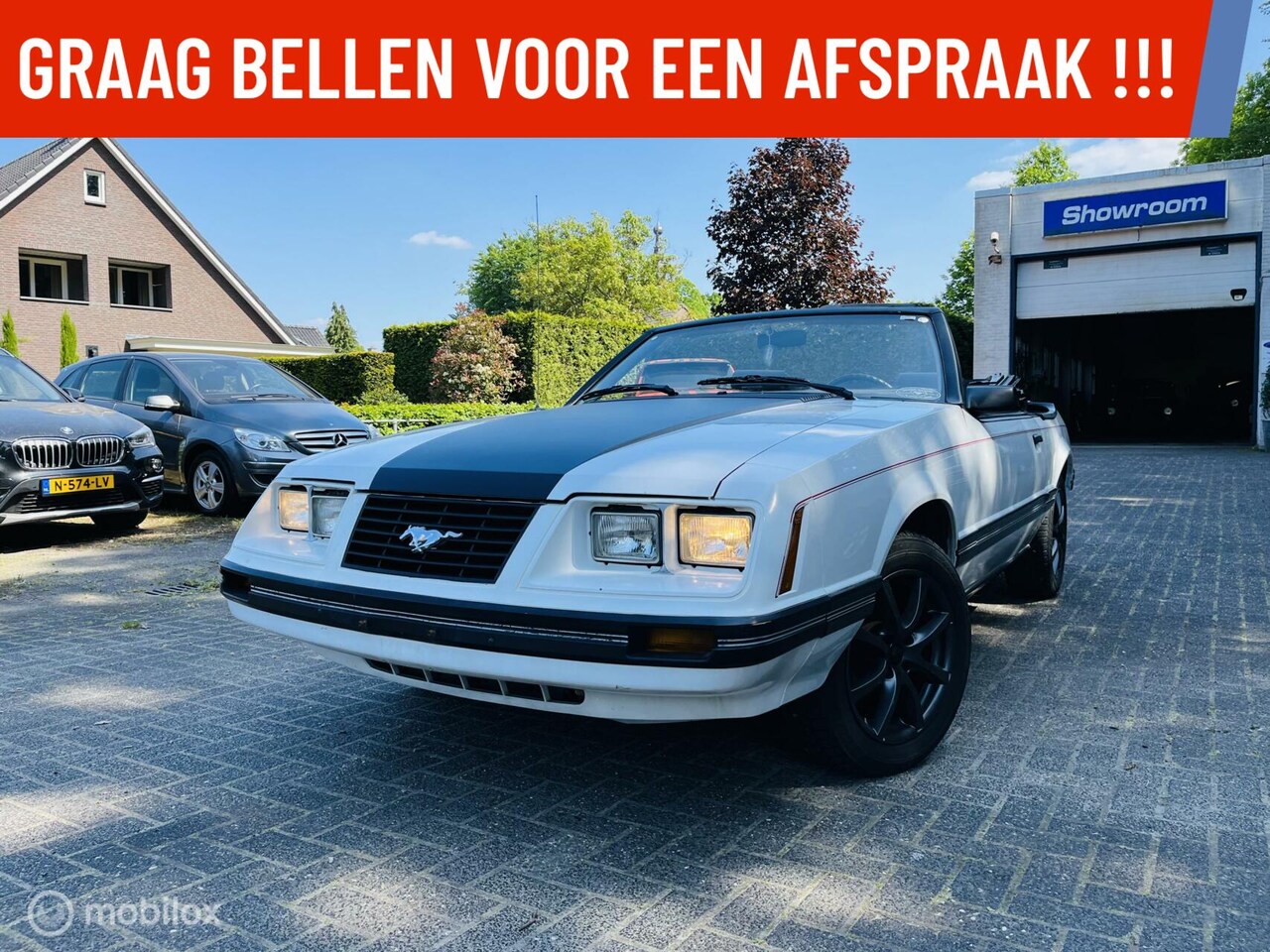 Ford Mustang Convertible - USA 3.8 V6 GLX zeer nette staat - AutoWereld.nl