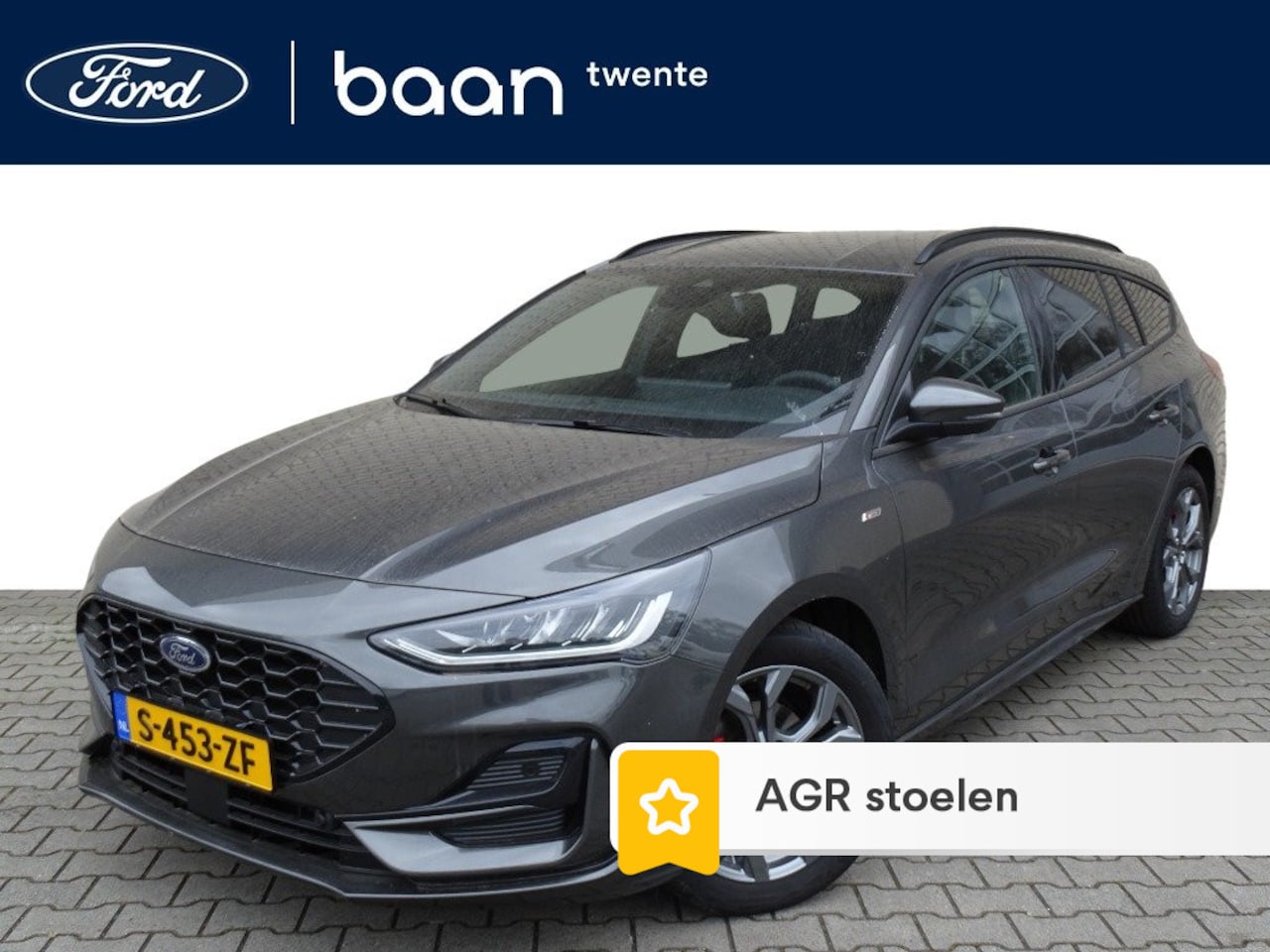 Ford Focus Wagon - FORD VOORDEEL €6.250,- | 1.0 Turbo 125pk Mild Hybride ST Line X winterpack / driver assist - AutoWereld.nl