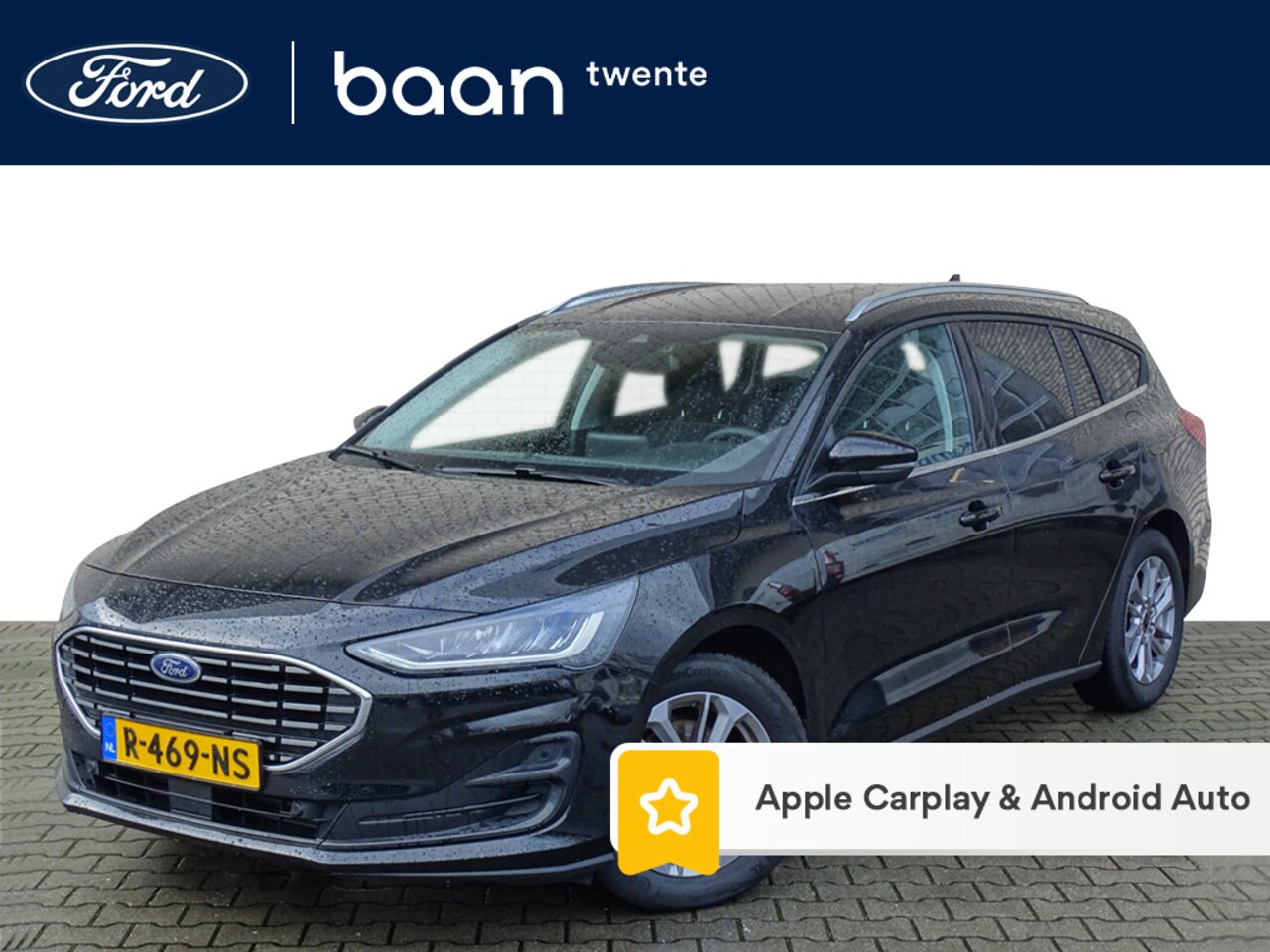 Ford Focus Wagon - 1.0 125pk Mild Hybride Titanium | Navi | Apple Carplay | Keyless Entry | Full LED | Winter - AutoWereld.nl