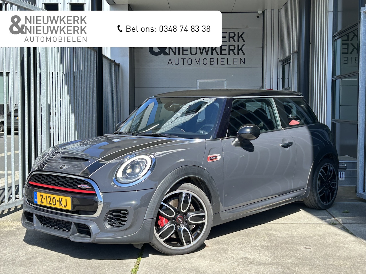 MINI John Cooper Works - Mini 2.0 AUTOMAAT | CRUISECONTROL | STOELVERWARMING | SPORTSTOELEN LEER+ALCANTARA | CLIMAT - AutoWereld.nl