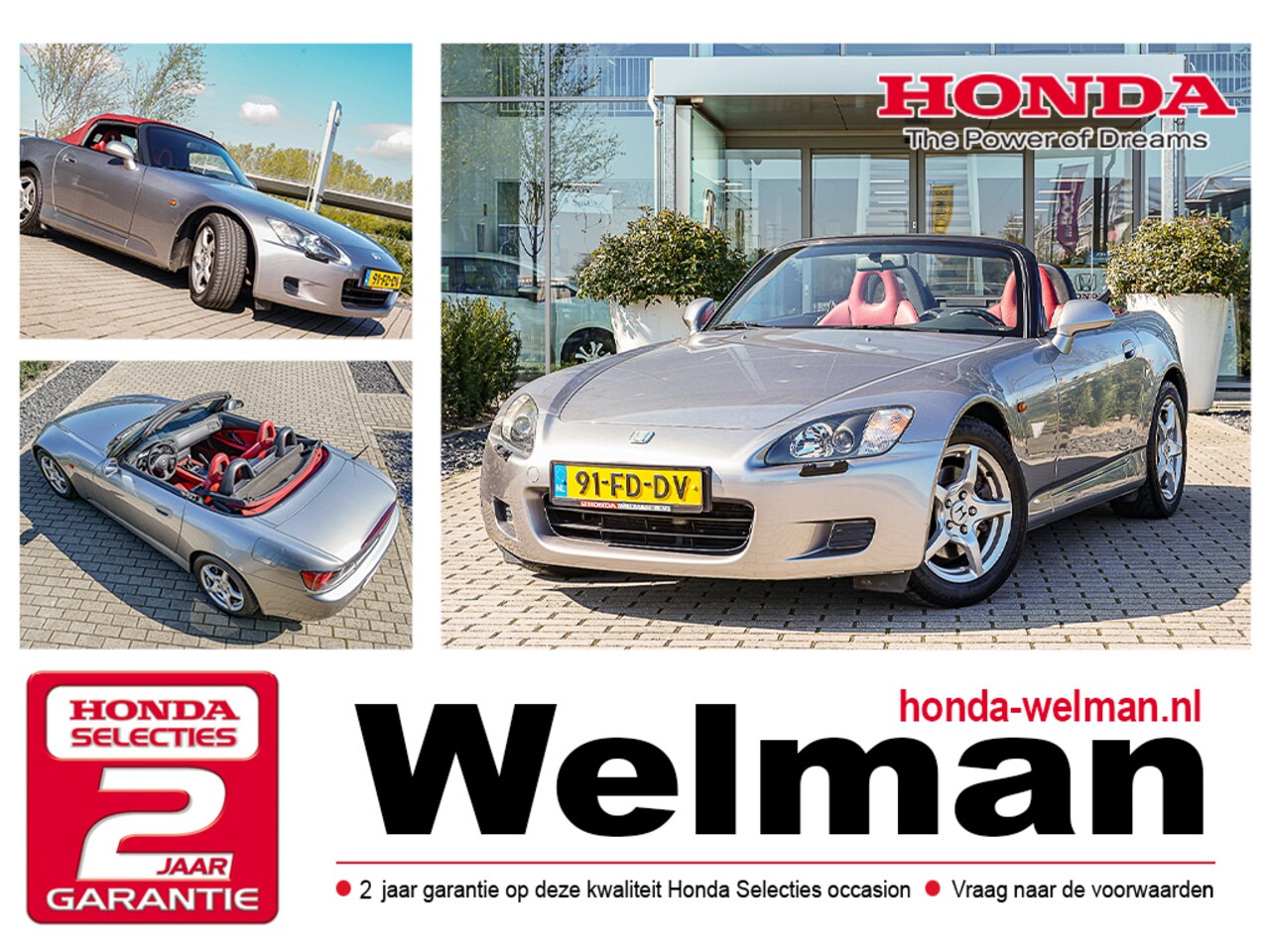 Honda S2000 - 2.0i VTEC - ROADSTER - ORIG. NL AUTO - 1e EIGENAAR - AutoWereld.nl