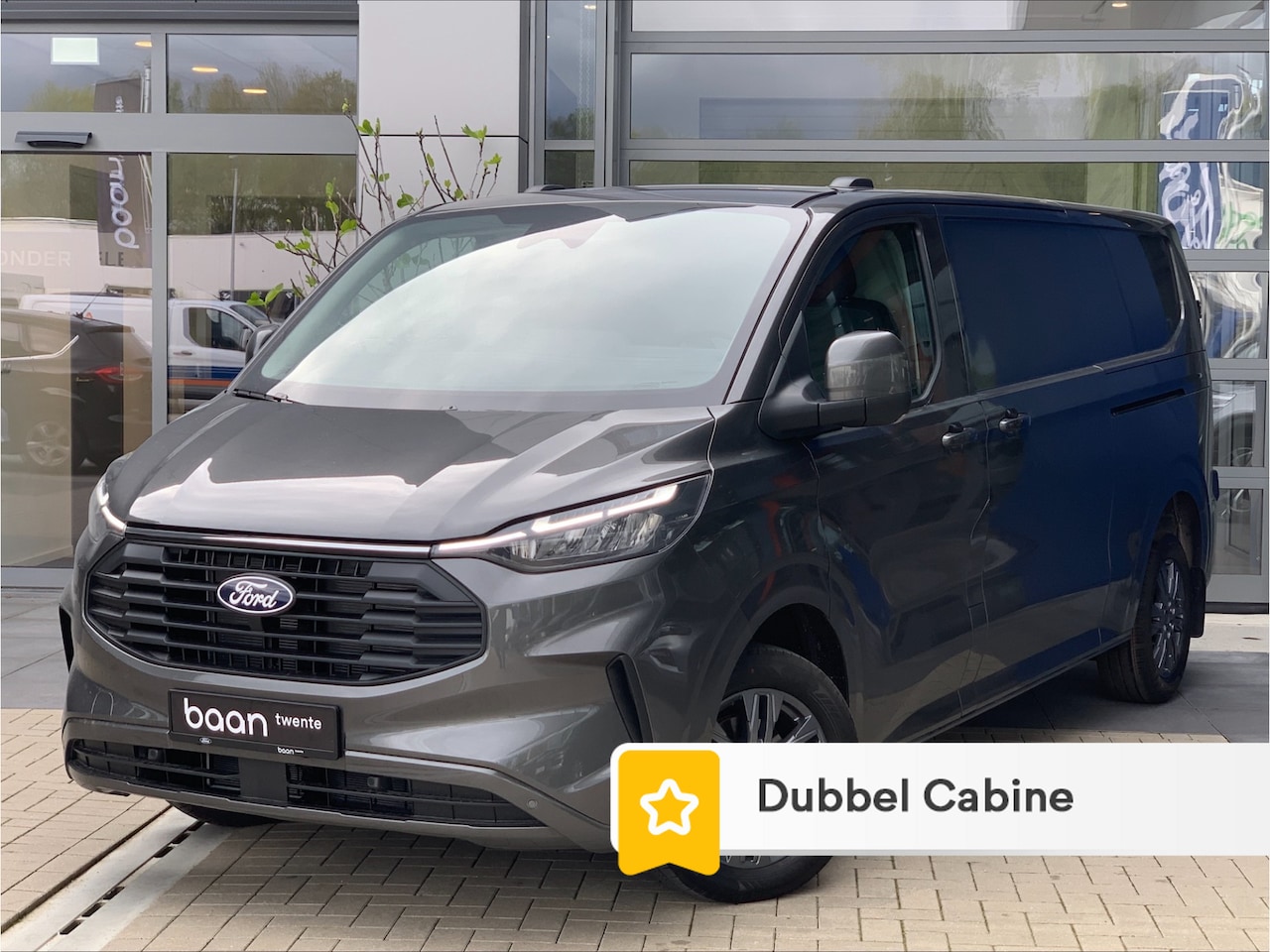 Ford Transit Custom - 320 2.0 TDCI L2H1 Limited Dubbel Cabine 136 PK AUT. | 2x Schuifdeur | Groot scherm | Apple - AutoWereld.nl