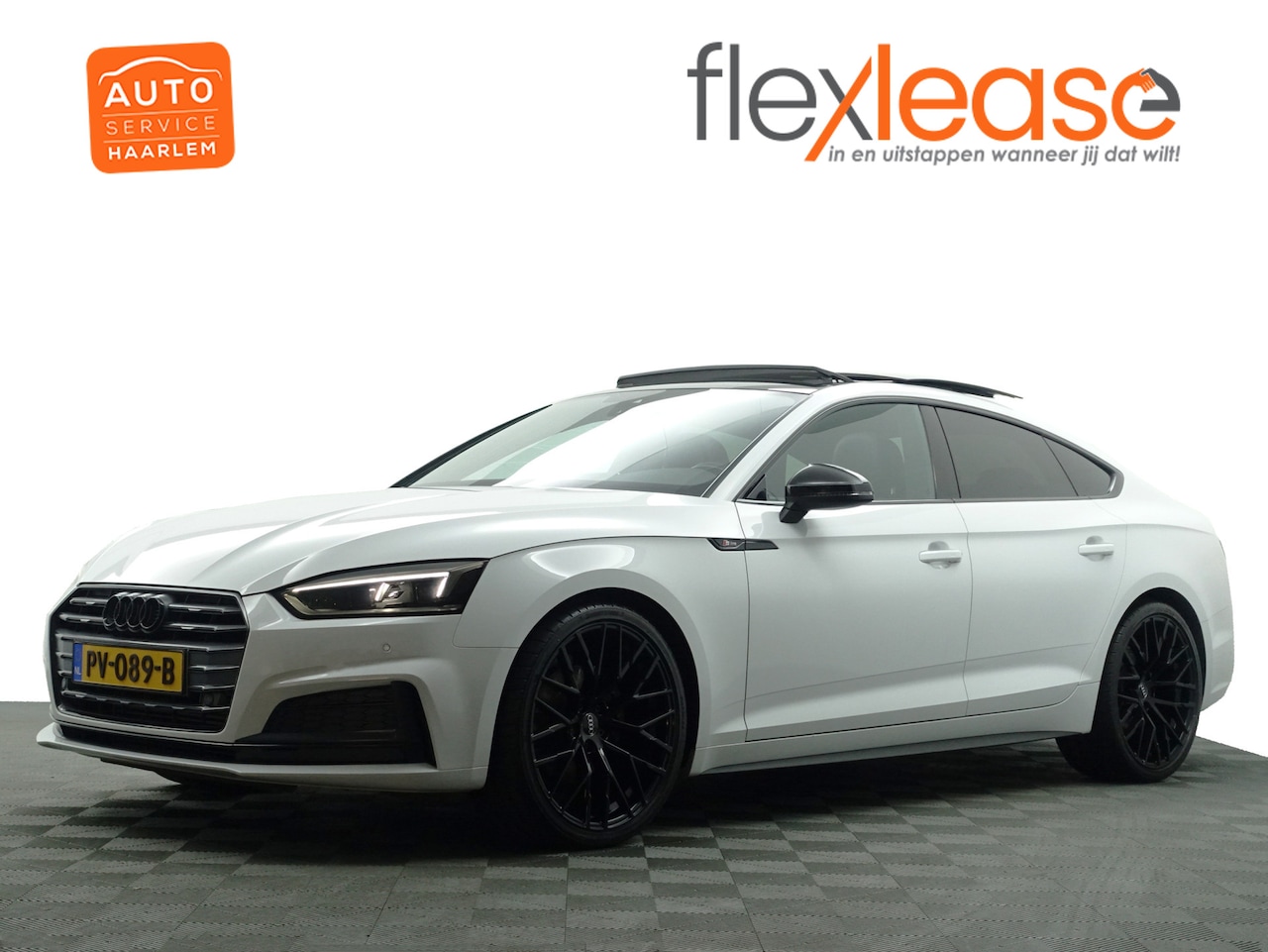 Audi A5 Sportback - 2.0 TFSI S Black Optic Aut- Panodak, Sfeerverlichting, Keyless, Park Assist, Xenon Led Mat - AutoWereld.nl