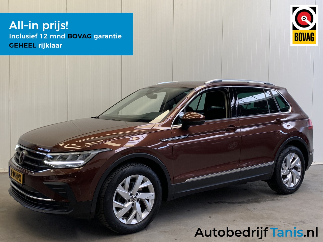 Volkswagen Tiguan - 1.5 TSI Elegance NAVI-ECC-PARK ASSIST-SPORT.INT-ADAPTIVE CRUISE-LMV-LANE ASSIST - AutoWereld.nl