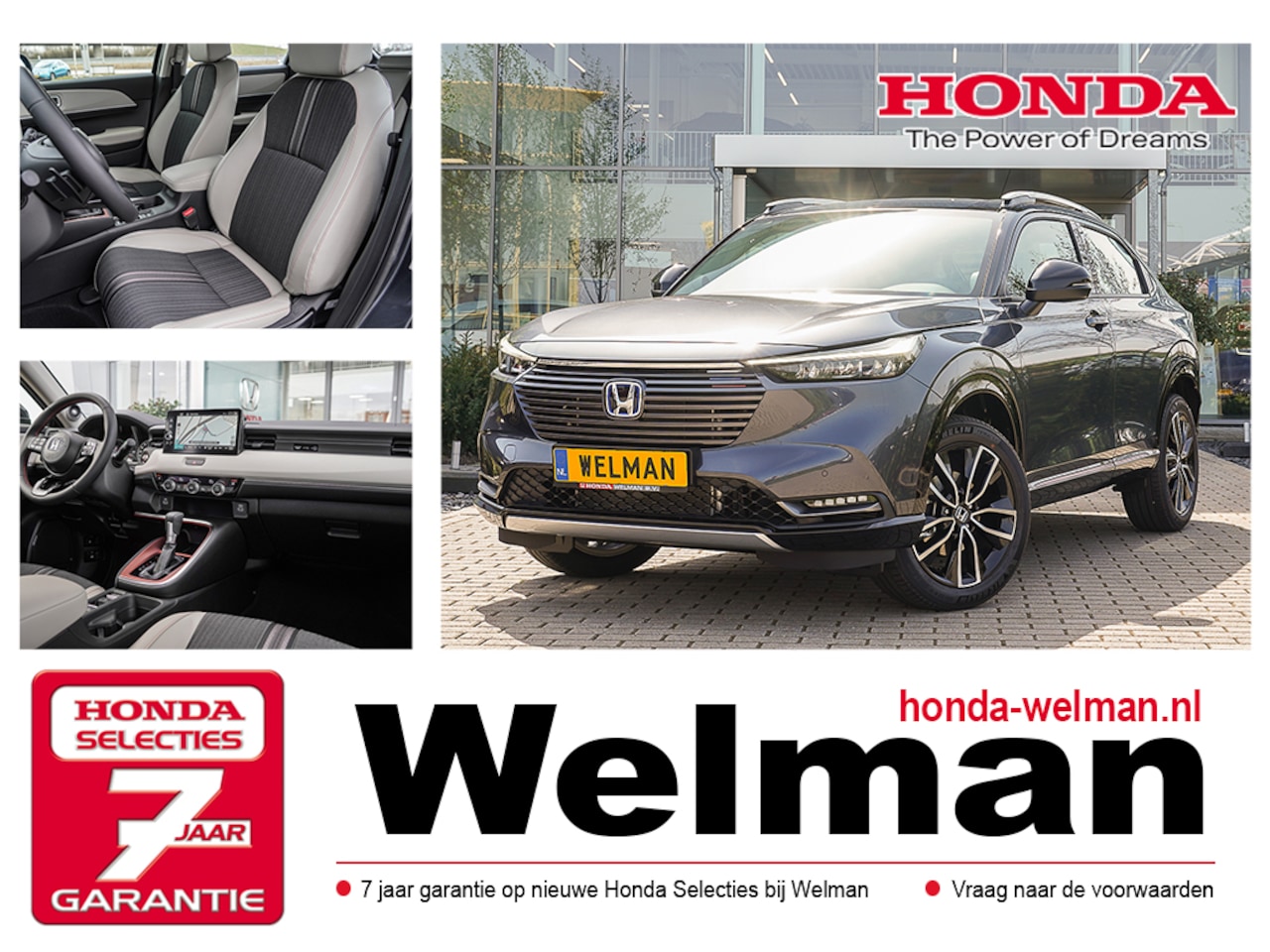 Honda HR-V - 1.5i e:HEV ADVANCE STYLE - HYBRID - TWO-TONE - VOORRAAD AKTIE - AutoWereld.nl