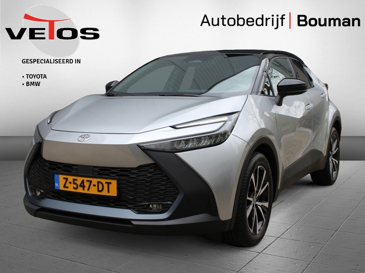 Toyota C-HR - 2.0 HP Hybid 192pk Team D Bi-Tone zwart dak - AutoWereld.nl