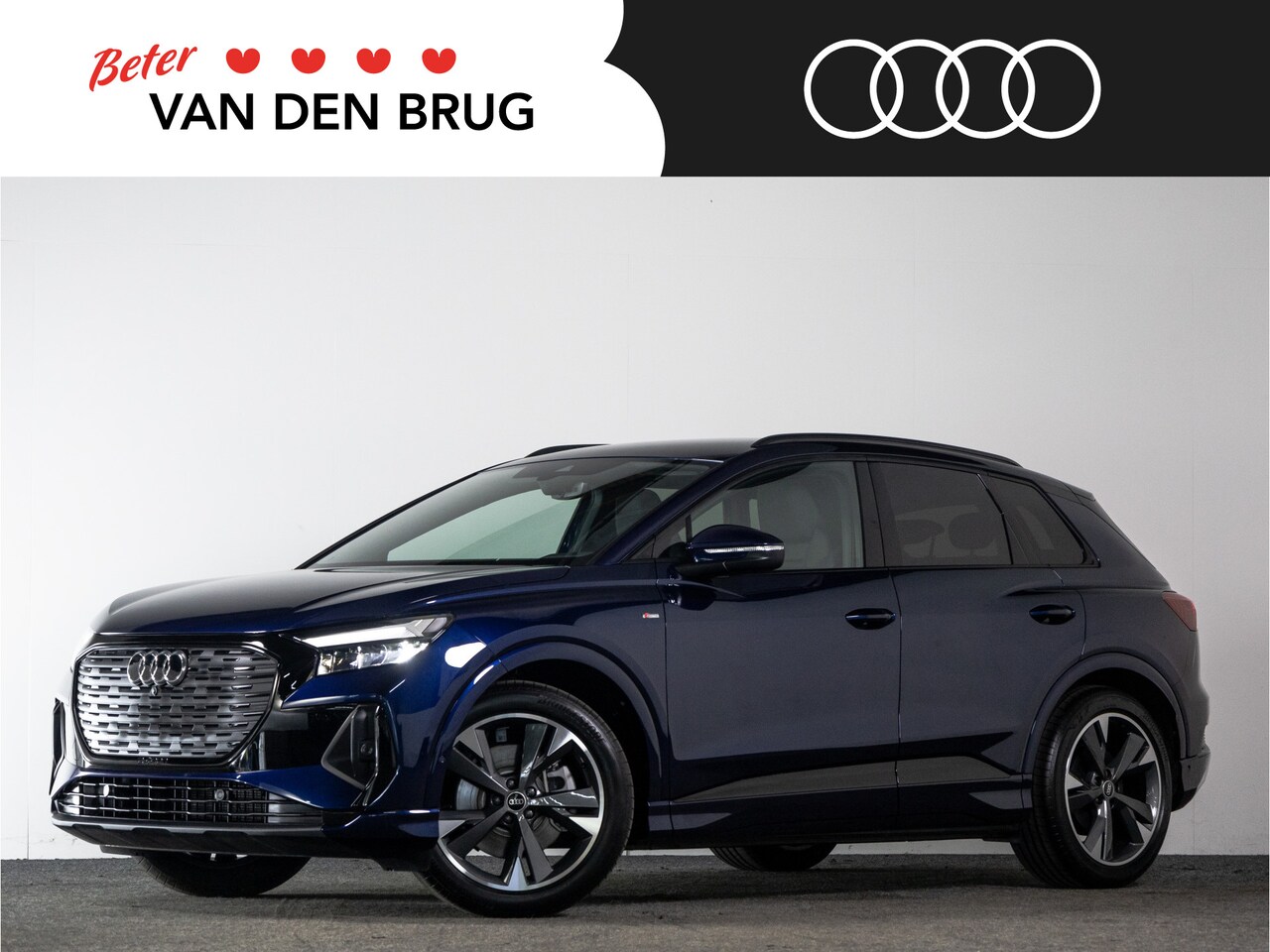 Audi Q4 etron SLine 40 77 kWh 204 PK NIEUW zonder registratie LED