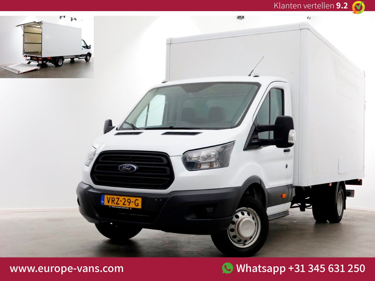 Ford Transit - 350 2.0 TDCI 130pk E6 Bakwagen met laadklep 08-2019 - AutoWereld.nl