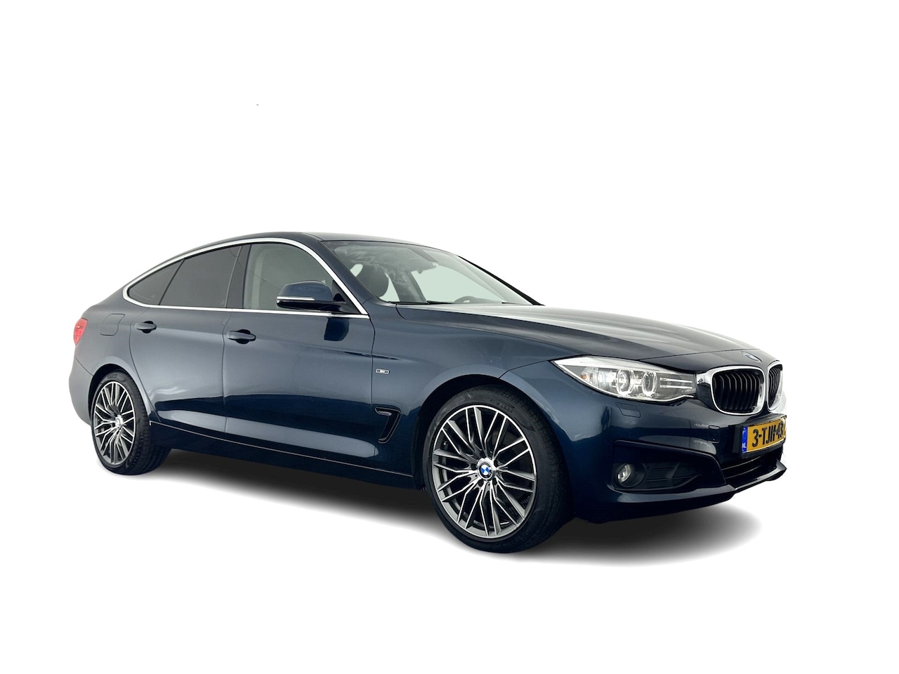 BMW 3-serie Gran Turismo - 318d High Executive *NAVI-FULLMAP | XENON | VOLLEDER | SPORT-SEATS | ECC | PDC | CRUISE* - AutoWereld.nl