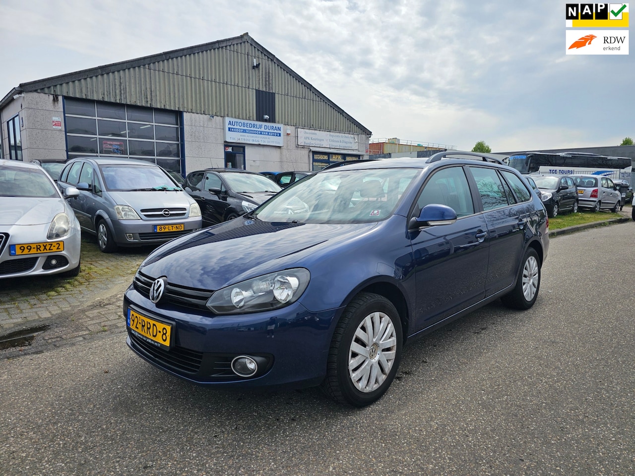 Volkswagen Golf Variant - 1.6 TDI Trendline BlueMotion NAV.+ Clima Bj:2011 NAP! - AutoWereld.nl