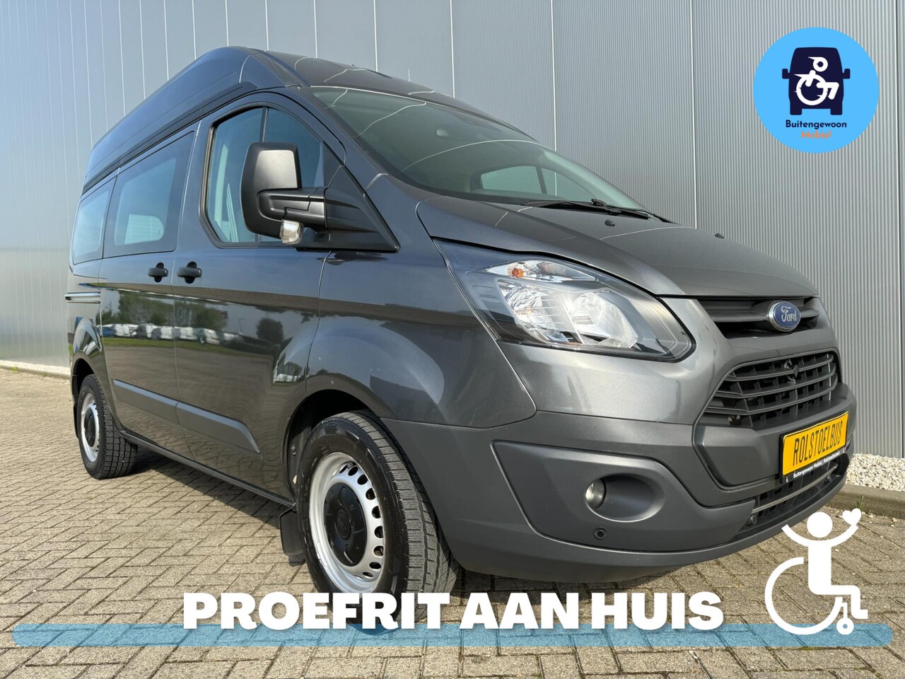 Ford Transit Custom - Rolstoelbus Automaat | Elek Deuren Zelfrijder - AutoWereld.nl