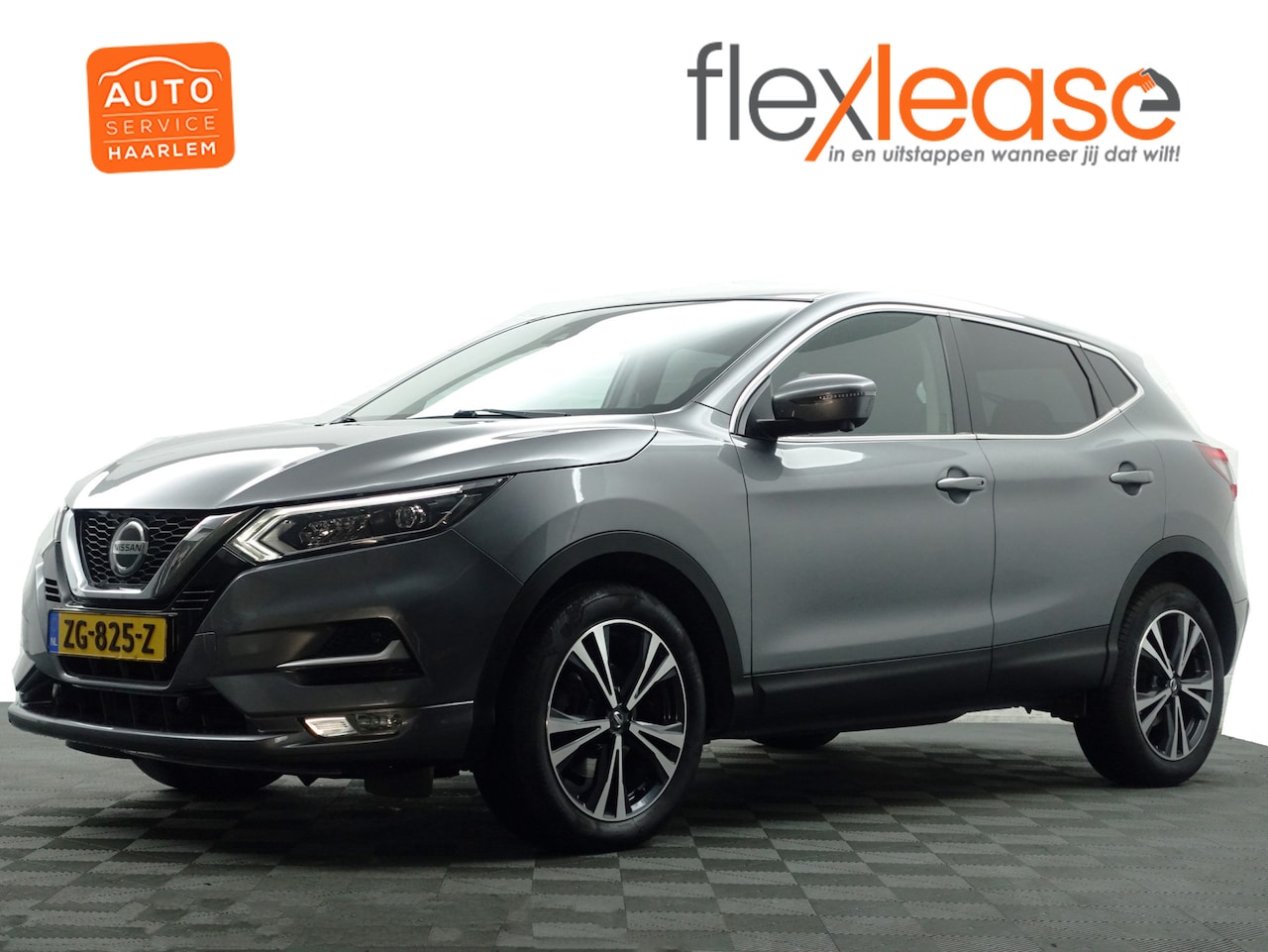 Nissan Qashqai - 1.3 DIG-T Tekna + Aut- 360 Camera, Lane Assist, Stoelverwarming, Elek Leder Interieur - AutoWereld.nl