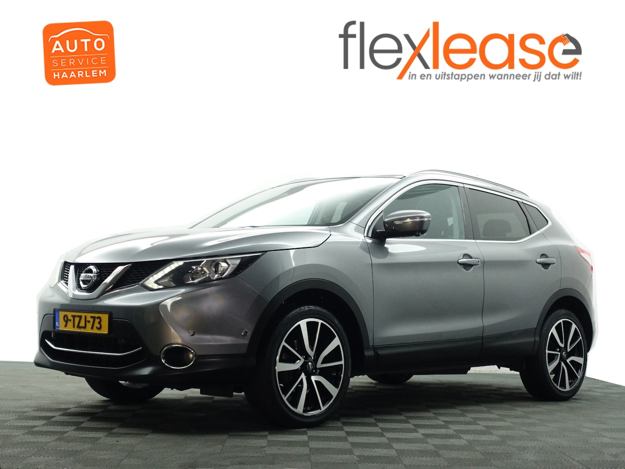 Nissan Qashqai - 1.2 Tekna- Panodak, 360 Camera, Elek Leder Interieur, Xenon Led, Stoelverwarming, Clima - AutoWereld.nl