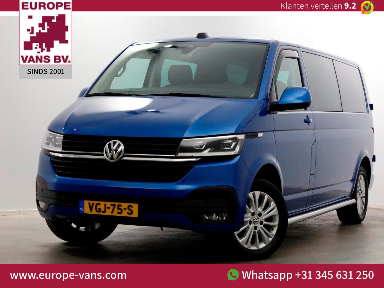 Volkswagen Transporter - T6.1 2.0 TDI 150pk Lang DSG-Automaat D.C. LED/ACC/Leder/Exec+ 07-2020 - AutoWereld.nl