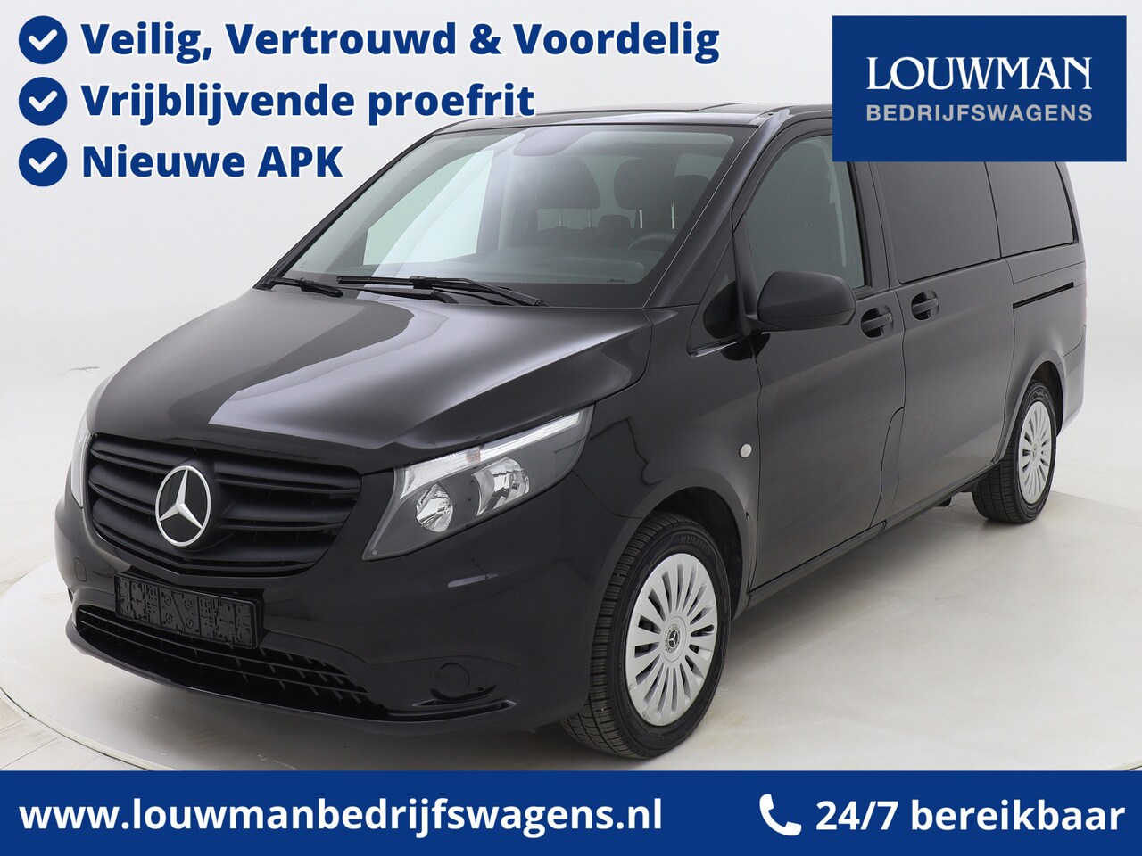 Mercedes-Benz Vito Tourer 114 CDI Lang 9-persoons Automaat 2x ...