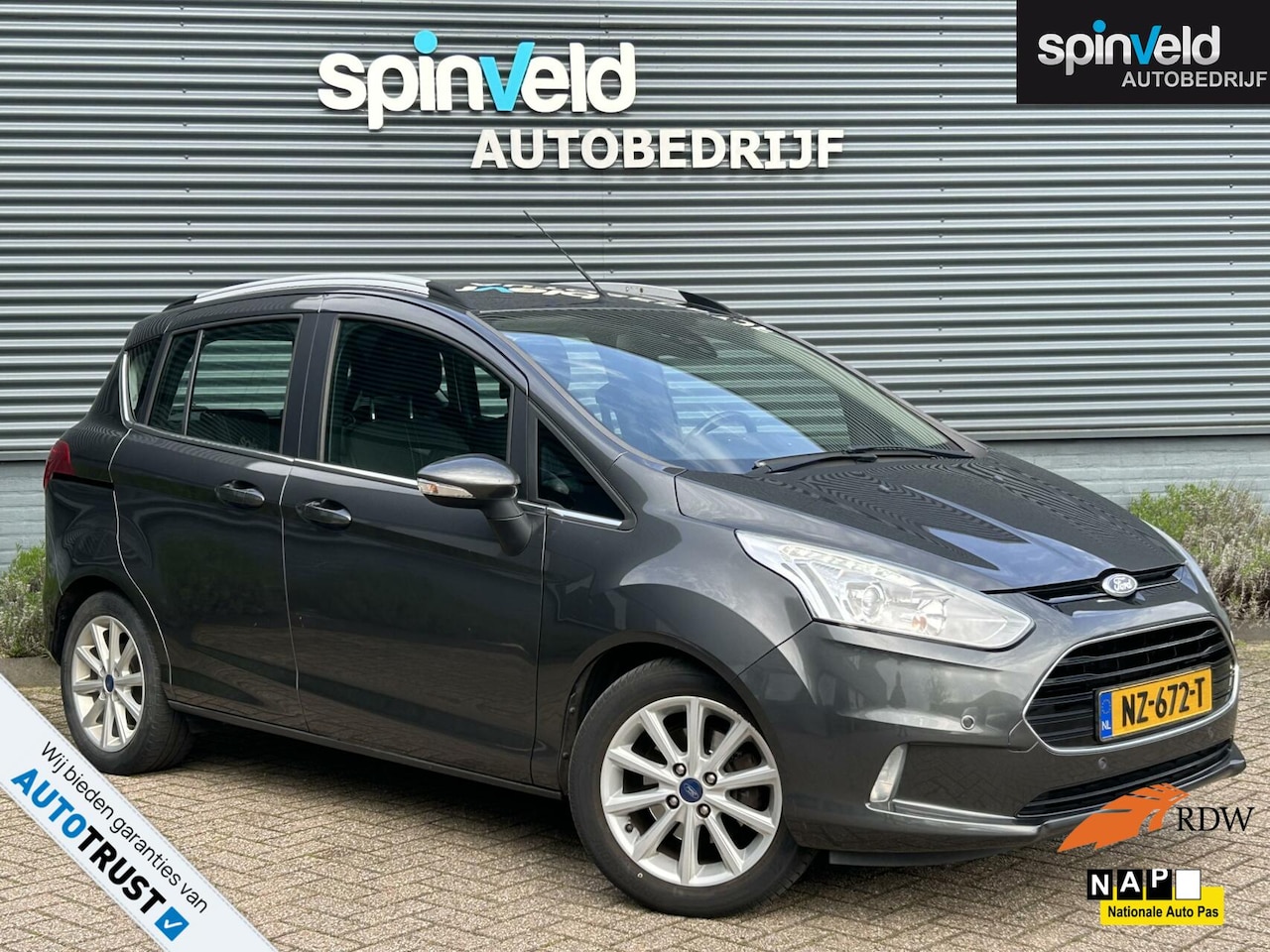 Ford B-Max - 1.0 EcoBoost Titanium BJ'17 NAP NL DEALER OND. NAVI - AutoWereld.nl