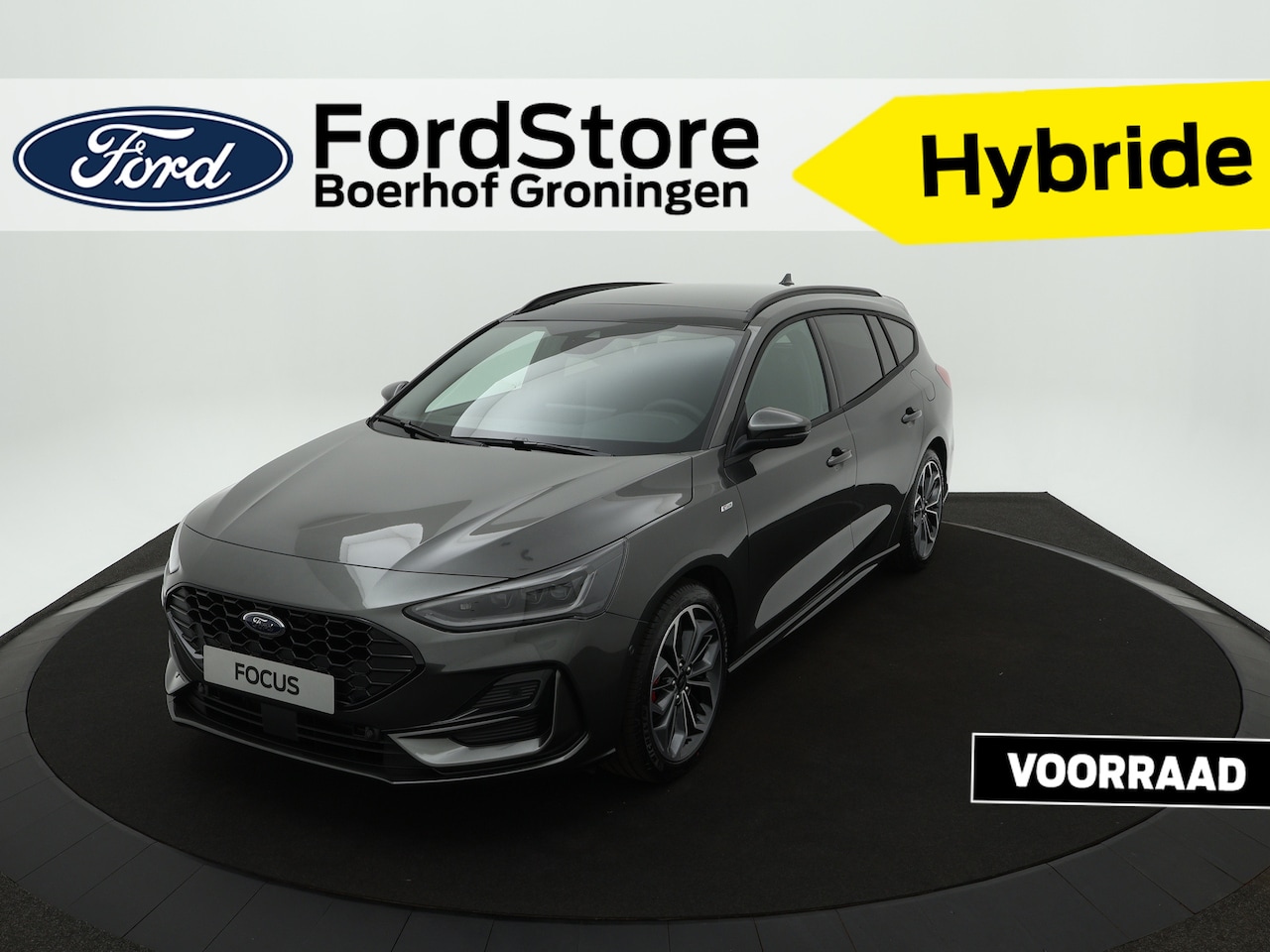 Ford Focus Wagon - EcoBoost Hybrid 125pk ST Line X | LED Matrix | Pano-dak | Elektr. klep | Adapt. cruise | - AutoWereld.nl