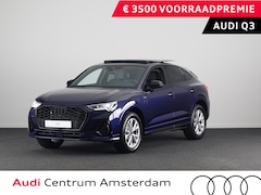 Audi Q3 Sportback - 45 TFSI e S Edition Exclusive kleur: Misticblau perleffect