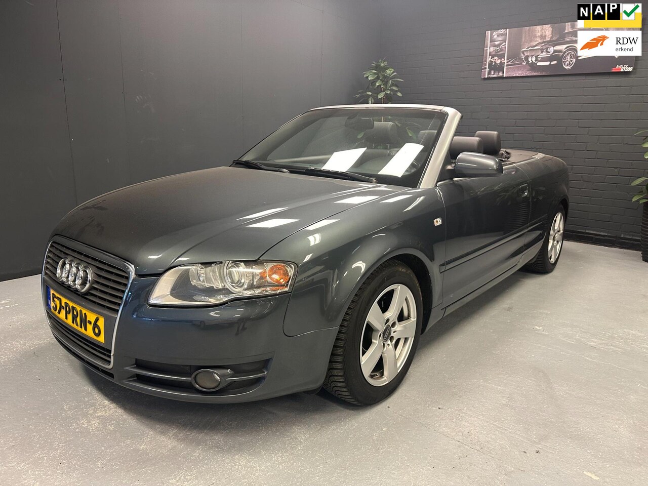 Audi A4 Cabriolet - 2.0 TFSI Turbo Elec.Dak Automaat Xenon Leder. - AutoWereld.nl