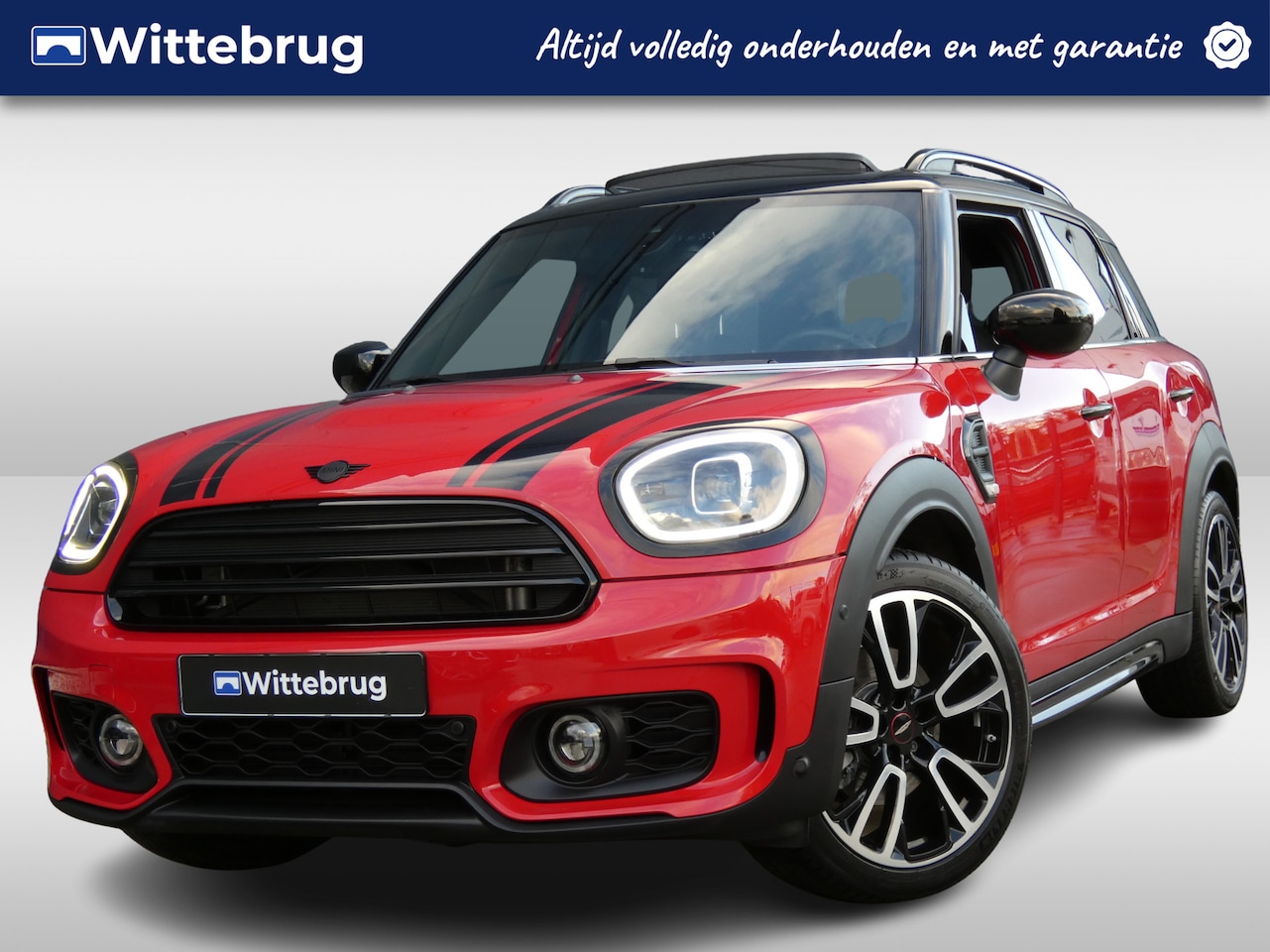 MINI Countryman - Mini 1.5 Cooper John Cooper Works Automaat | Leder | Schuif/kanteldak | Premium audio - AutoWereld.nl