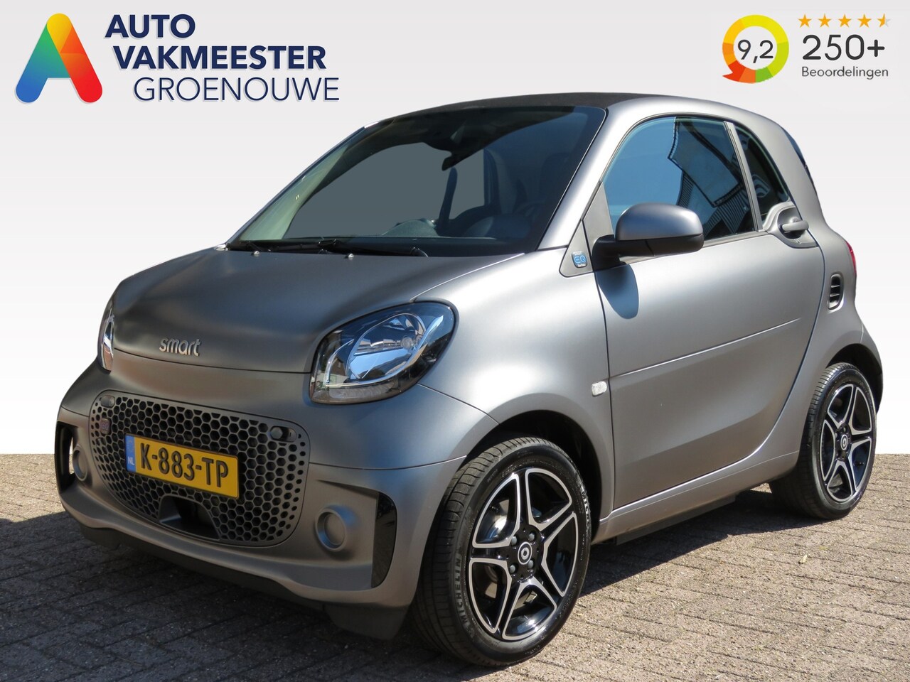 Smart Fortwo - EQ Comfort / 160KM NEDC / Matt / Stoelverw. / FABRIEKS garantie - AutoWereld.nl