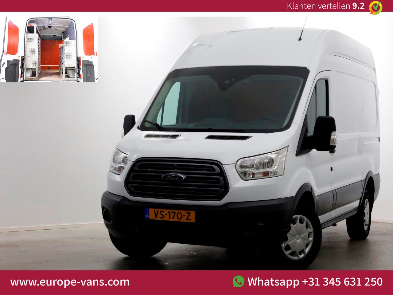 Ford Transit - 350 2.2 TDCI L2H3 125pk RWD Trend Inrichting 01-2016 - AutoWereld.nl