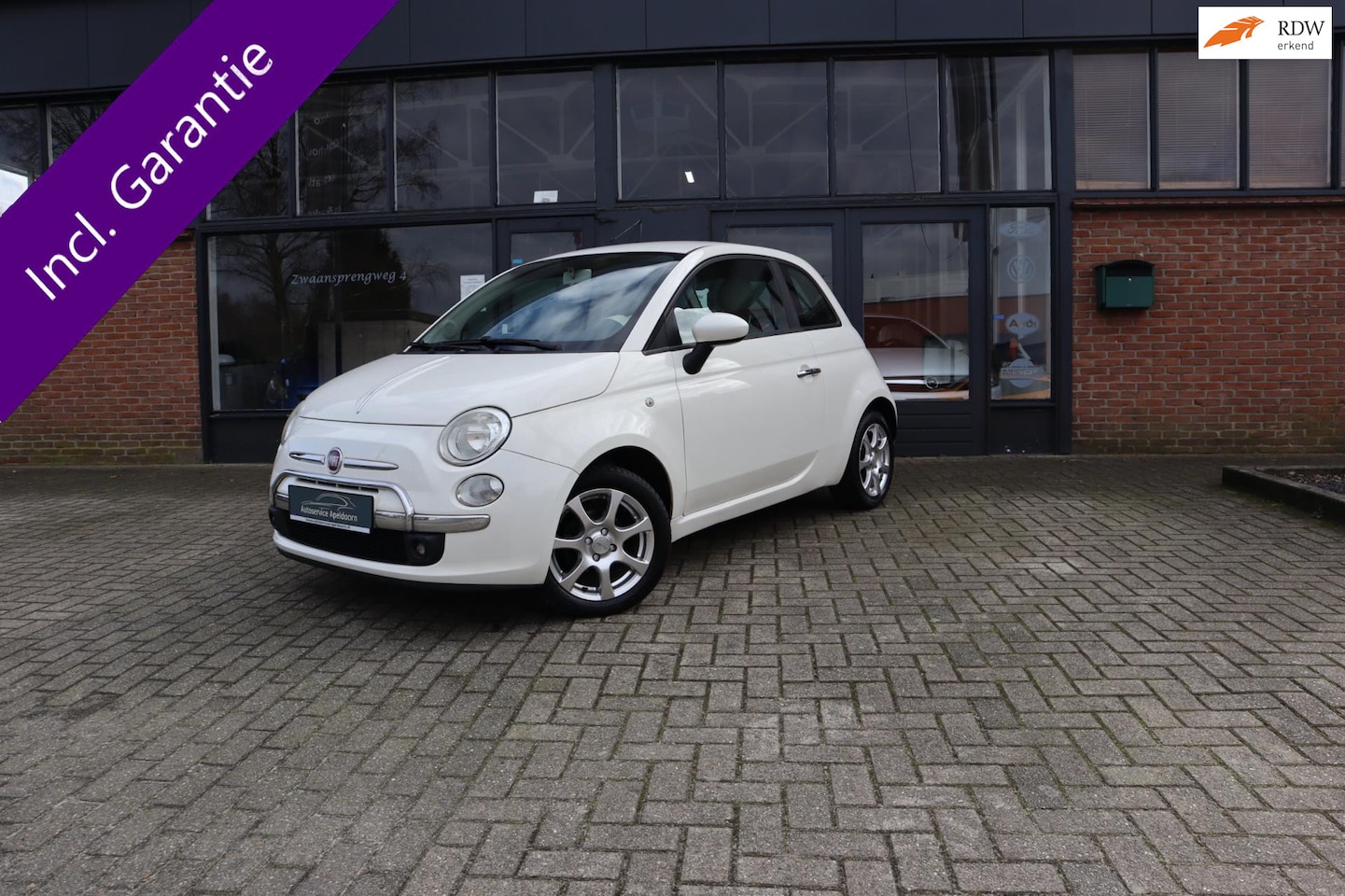 Fiat 500 - 1.2 Lounge 1.2 Lounge, Airco - AutoWereld.nl