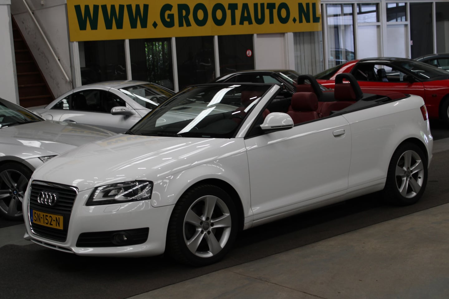 Audi A3 Cabriolet - 2.0 TFSI Ambition 200pk Automaat Airco, Cruise control, Navi - AutoWereld.nl