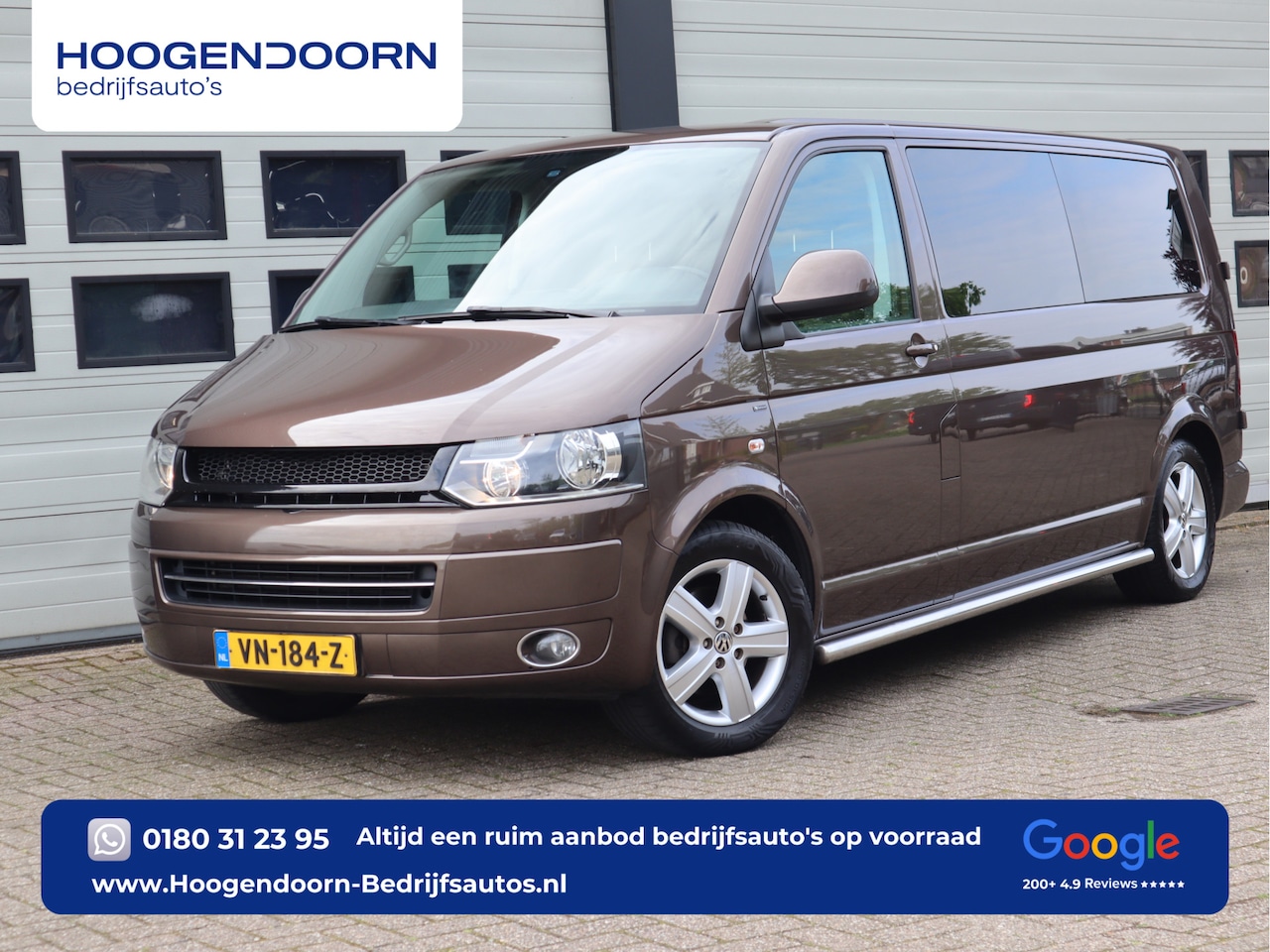 Volkswagen Transporter - 2.0 TDI automaat half camper 220 V led , luifel. - AutoWereld.nl