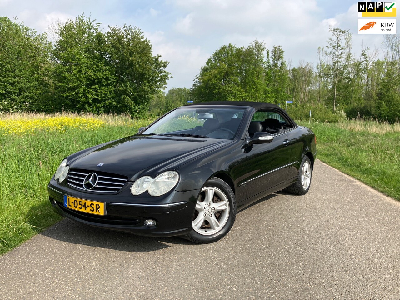 Mercedes-Benz CLK-klasse Cabrio - 200 K. Avantgarde Navi Pdc Leder - AutoWereld.nl